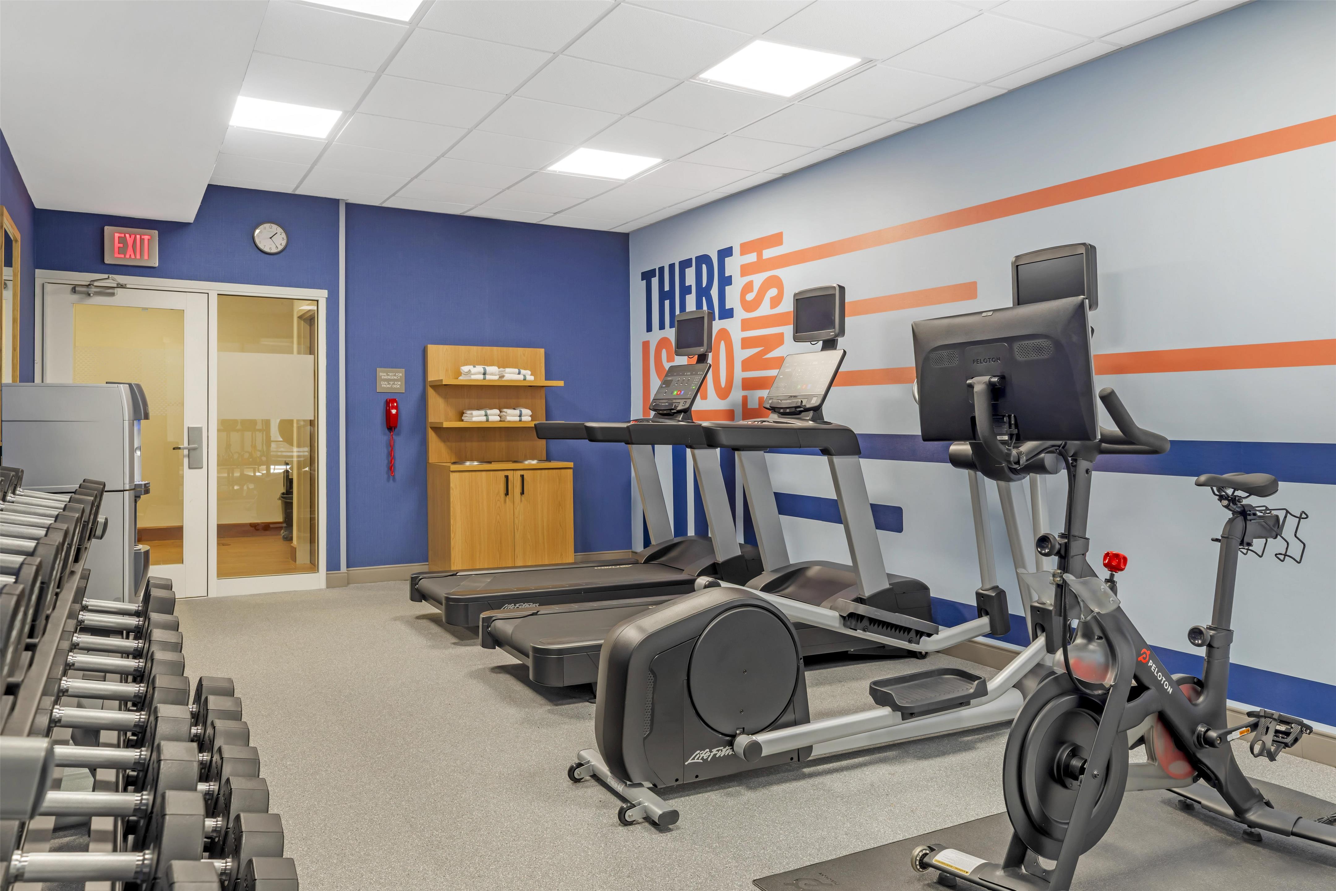 Health club fitness center gym | Hampton Inn & Suites Plymouth