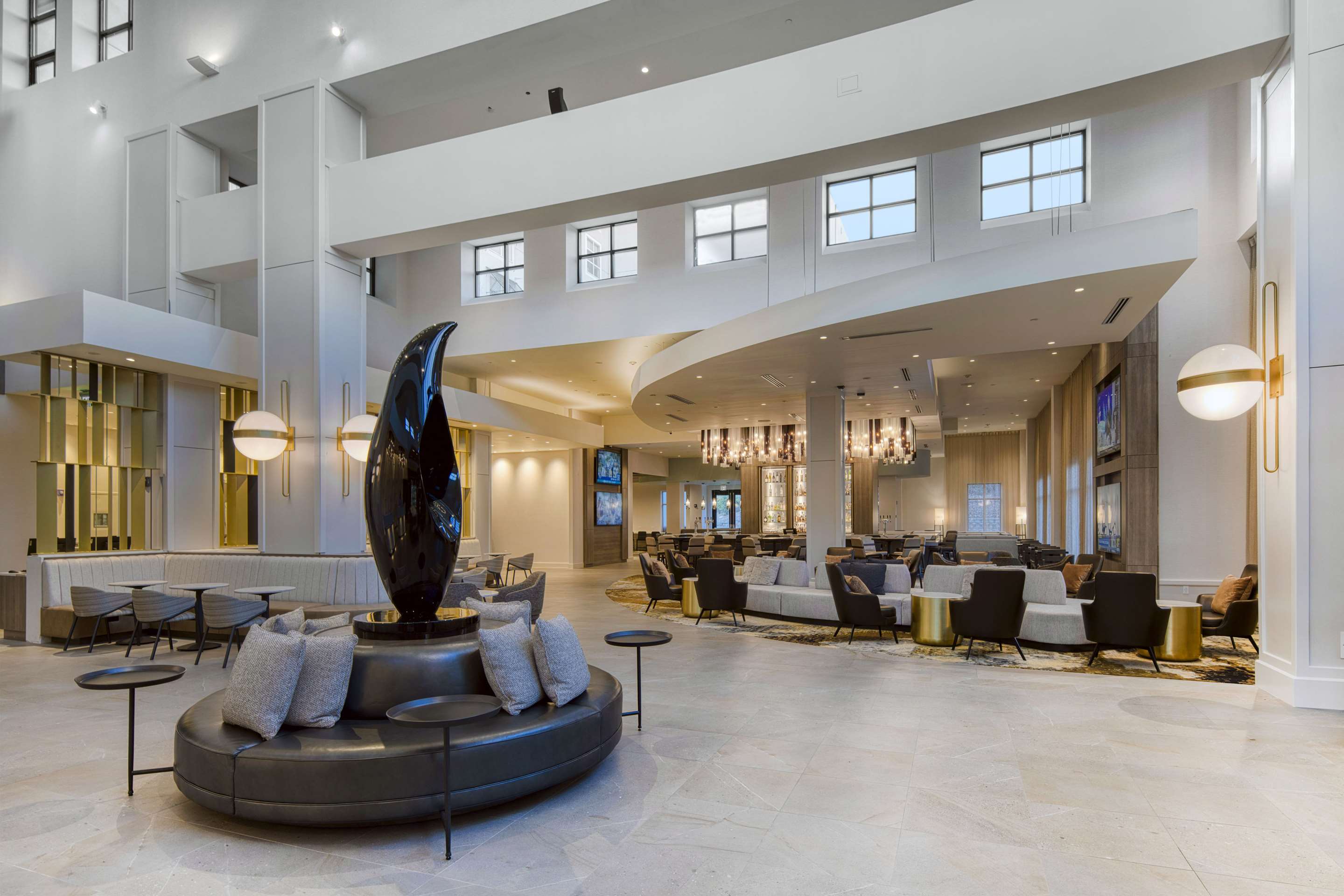 Lobby | Embassy Suites by Hilton Raleigh Durham Airport Brier Creek