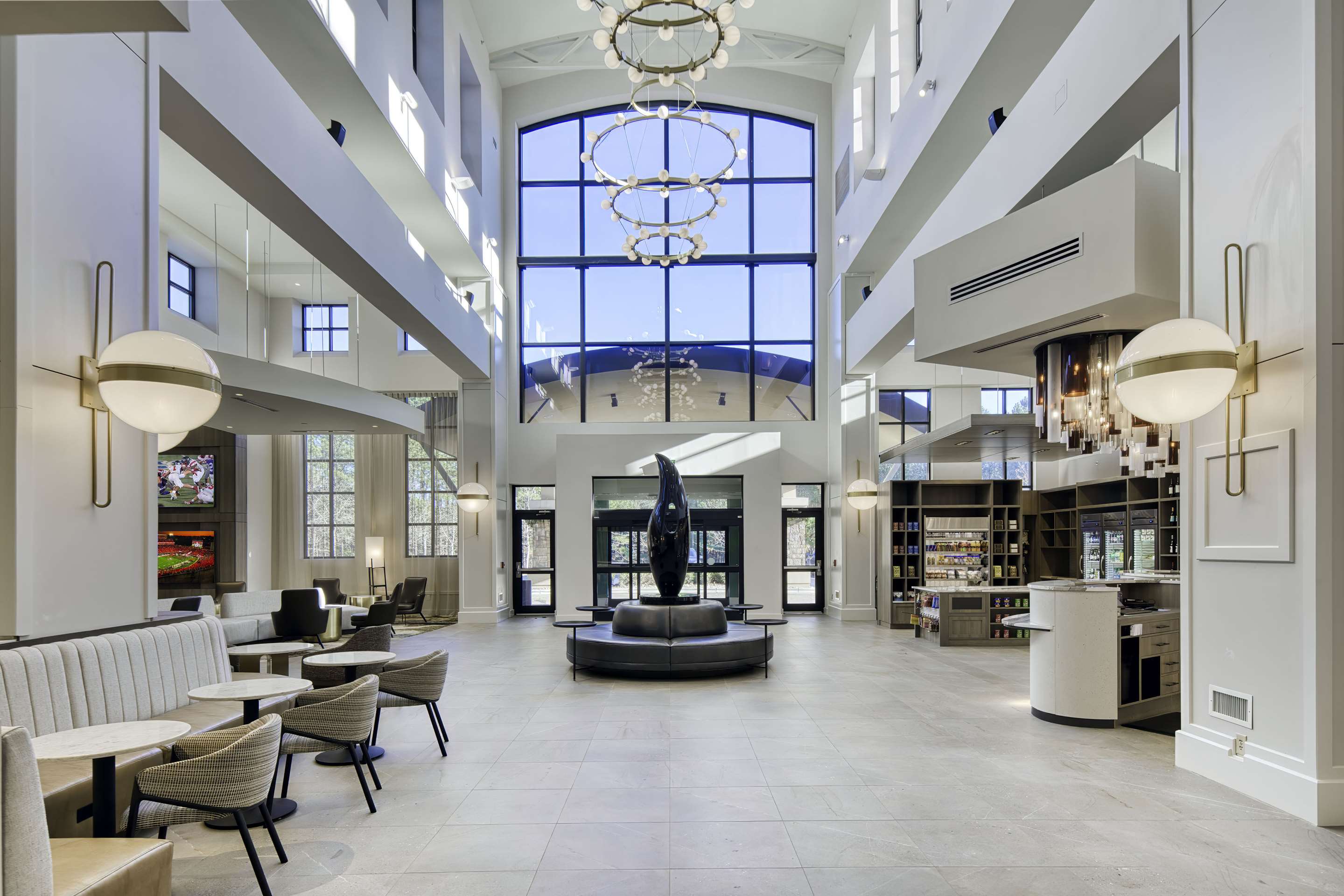 Lobby | Embassy Suites by Hilton Raleigh Durham Airport Brier Creek