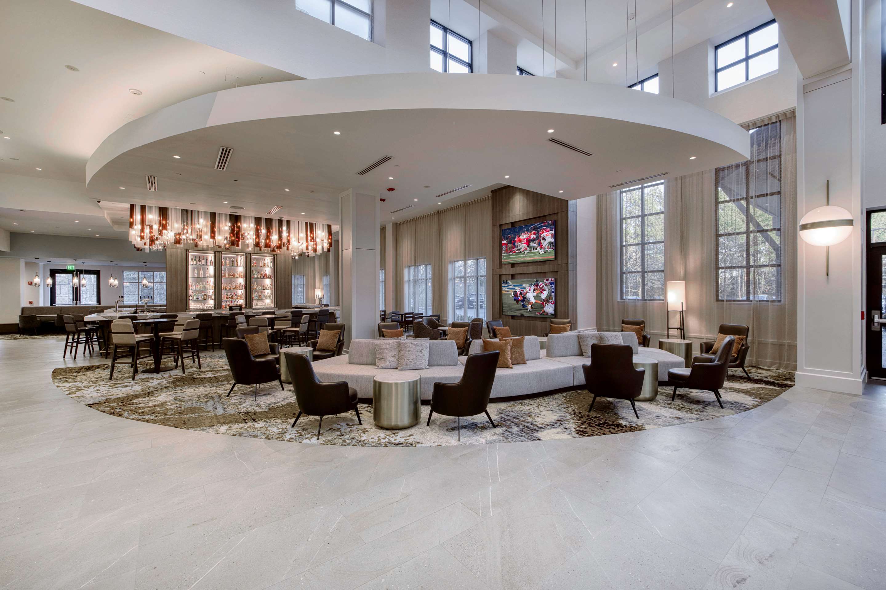 Lobby | Embassy Suites by Hilton Raleigh Durham Airport Brier Creek
