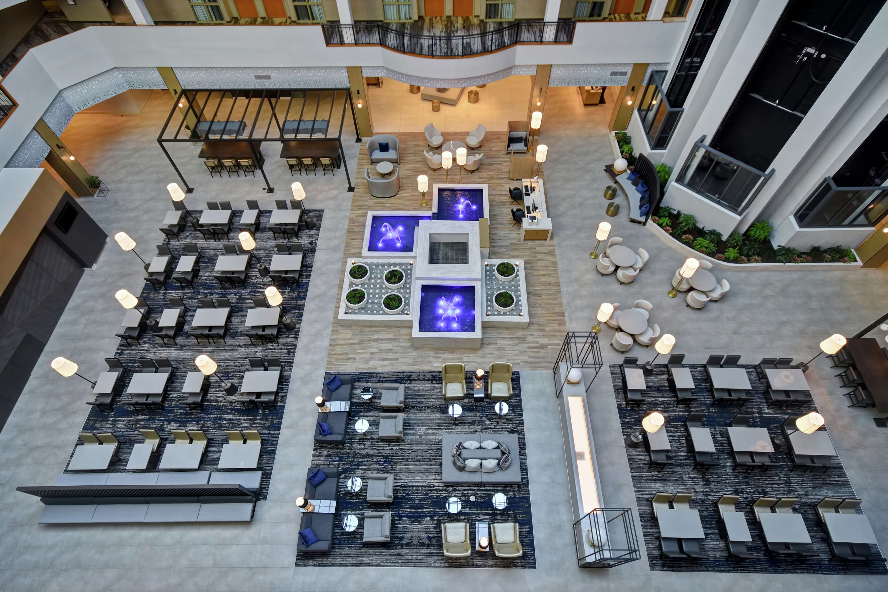 Lobby | Embassy Suites by Hilton Raleigh Durham Research Triangle