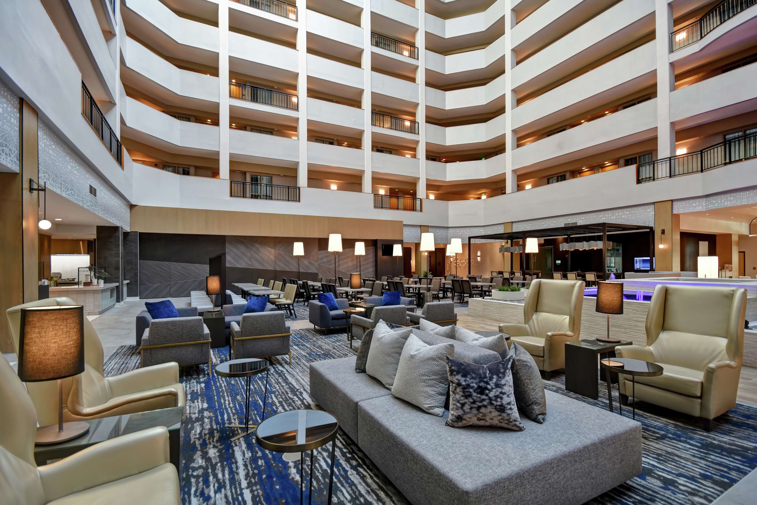 Lobby | Embassy Suites by Hilton Raleigh Durham Research Triangle