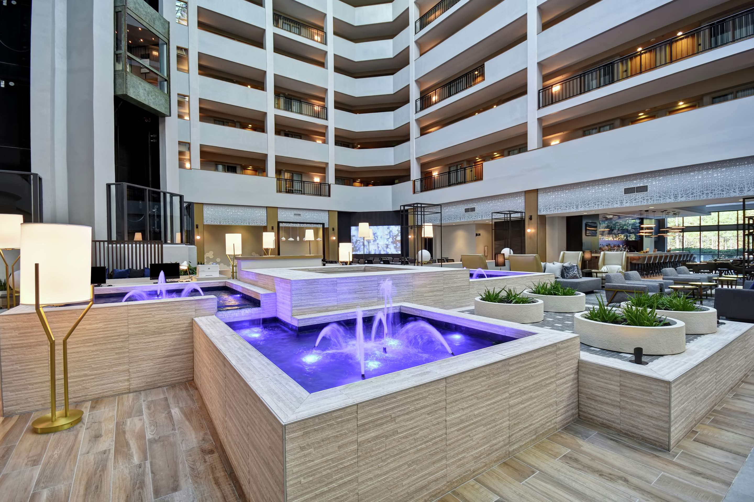 Lobby | Embassy Suites by Hilton Raleigh Durham Research Triangle