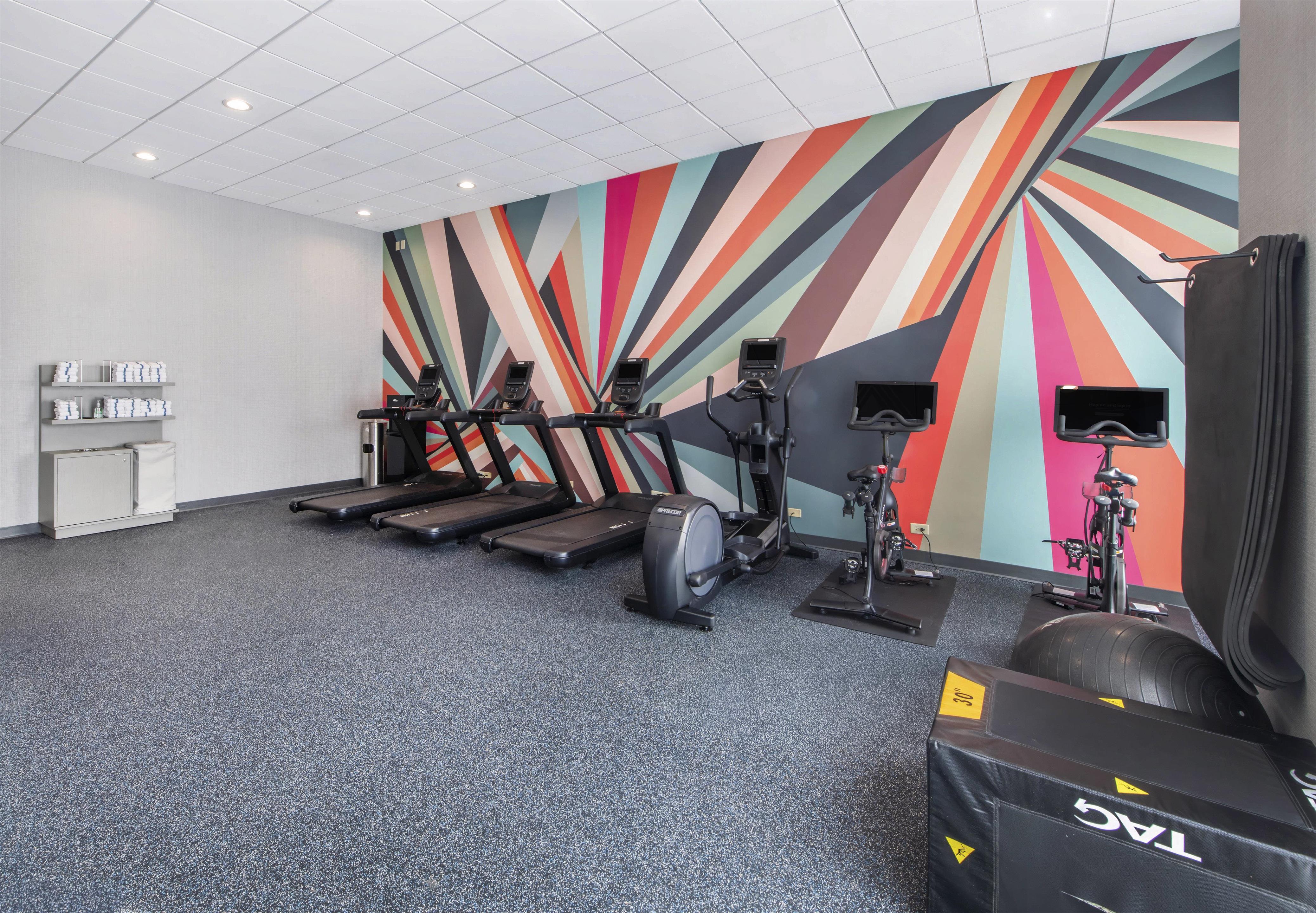 Health club fitness center gym | Hilton Garden Inn Raleigh-Cary