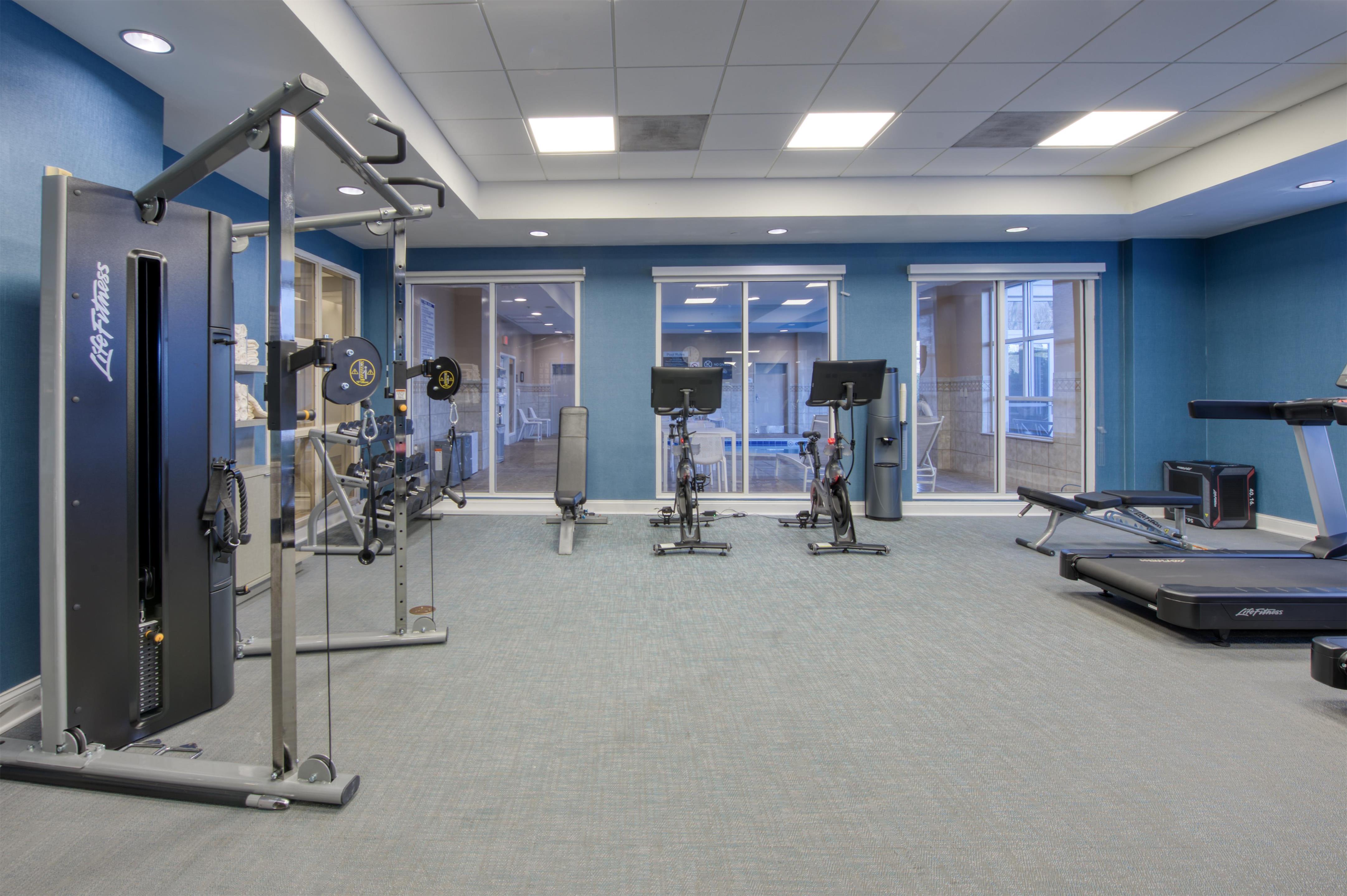 Health club fitness center gym | Hilton Garden Inn Durham Southpoint