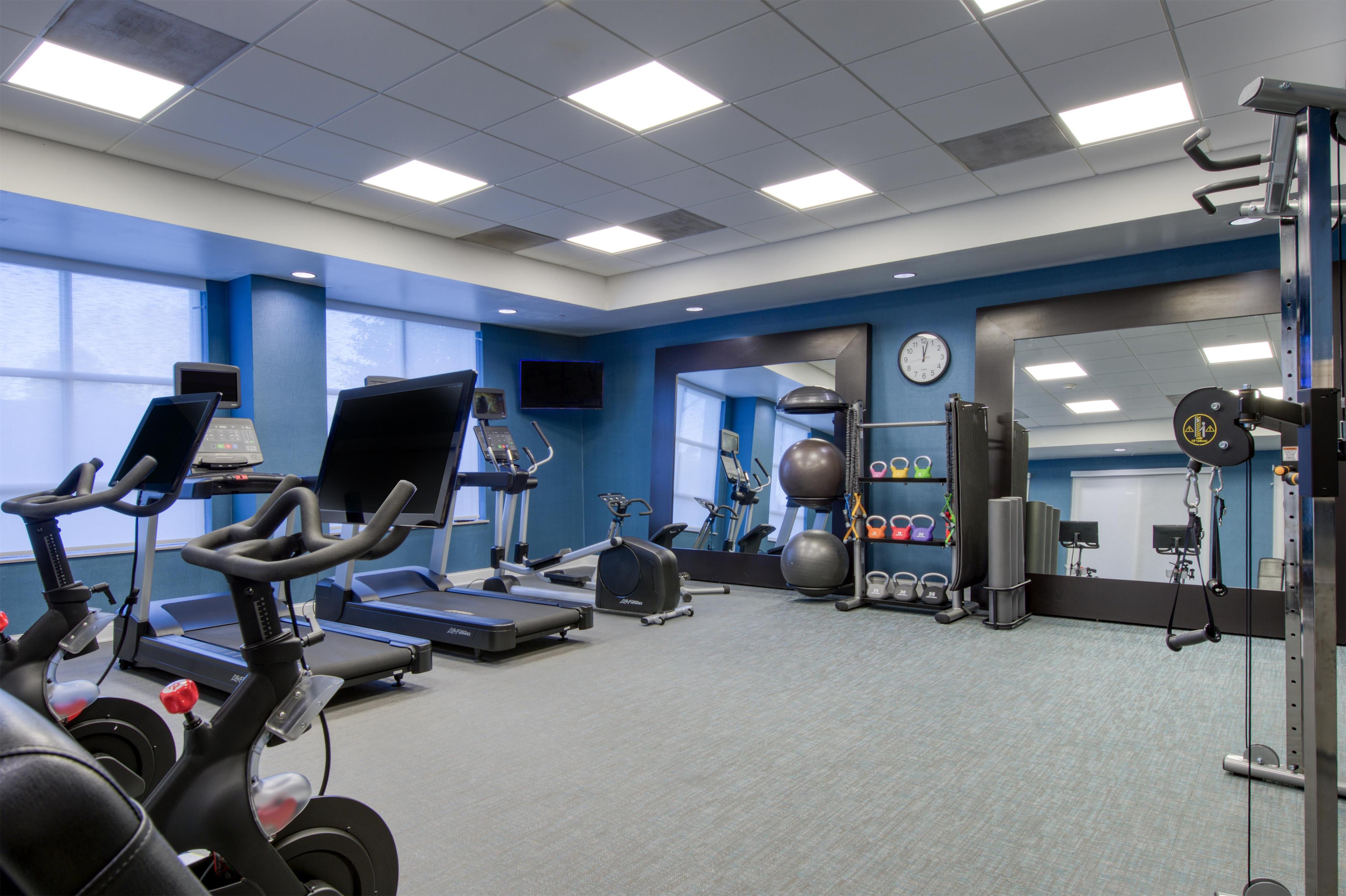 Health club fitness center gym | Hilton Garden Inn Durham Southpoint