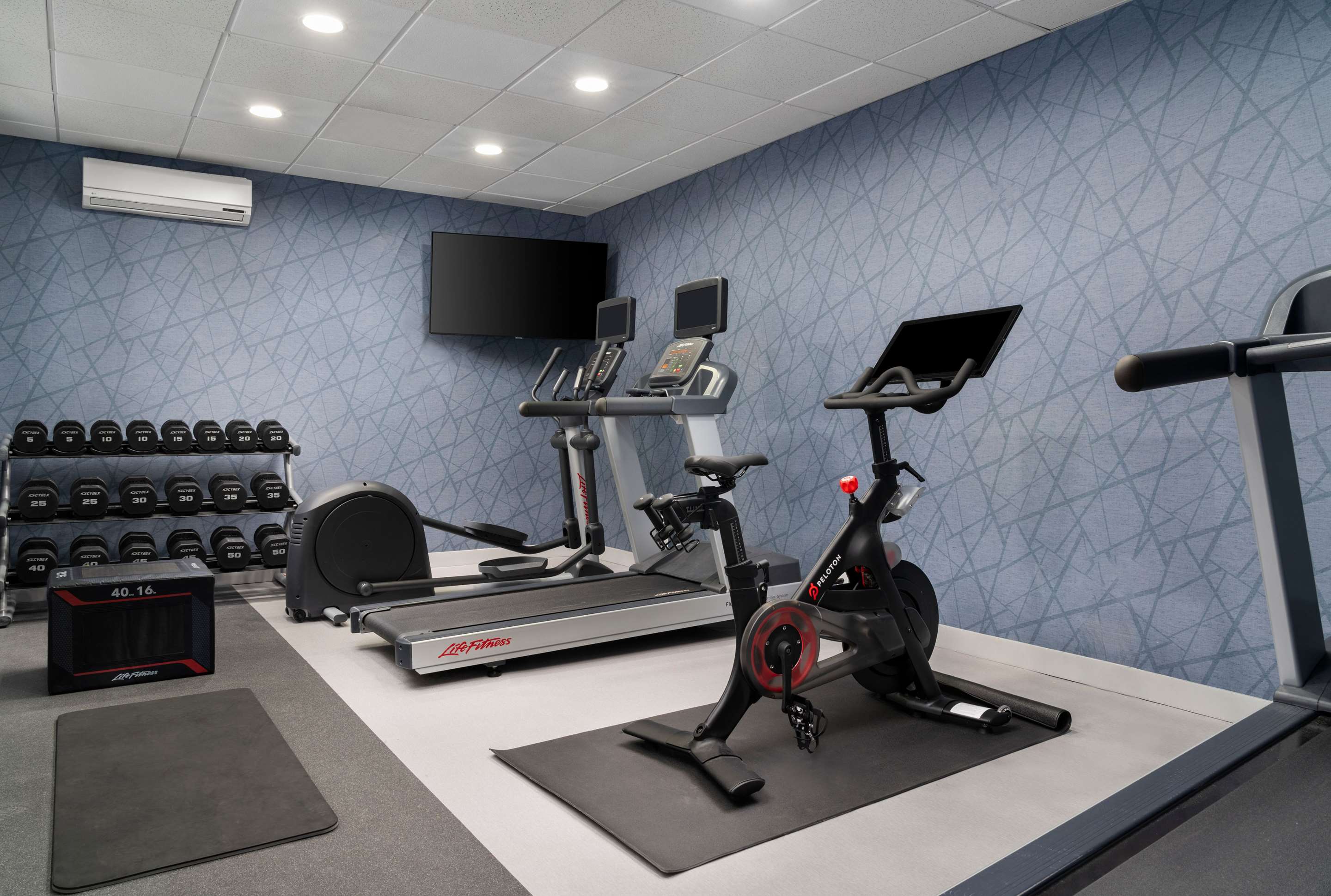 Health club fitness center gym | Homewood Suites by Hilton Richmond - Airport