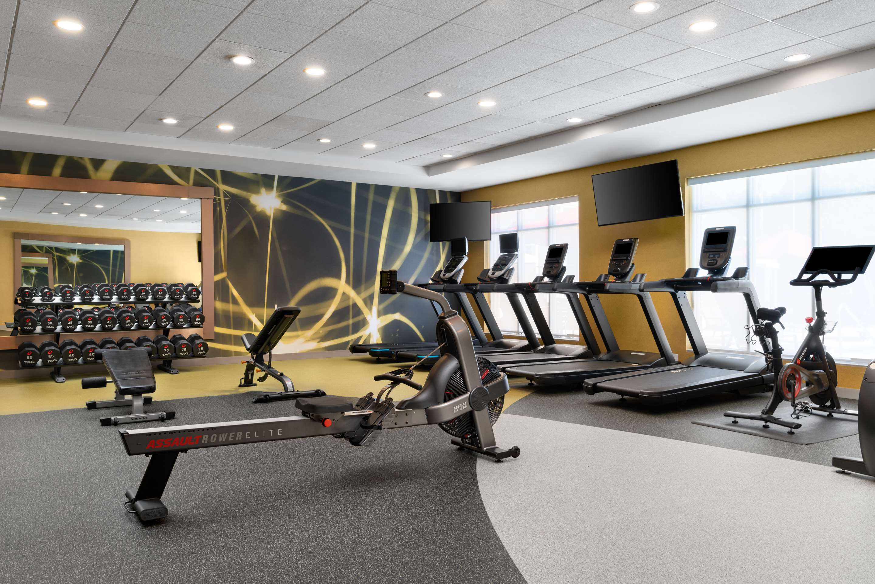 Health club fitness center gym | Hilton Garden Inn Rock Hill