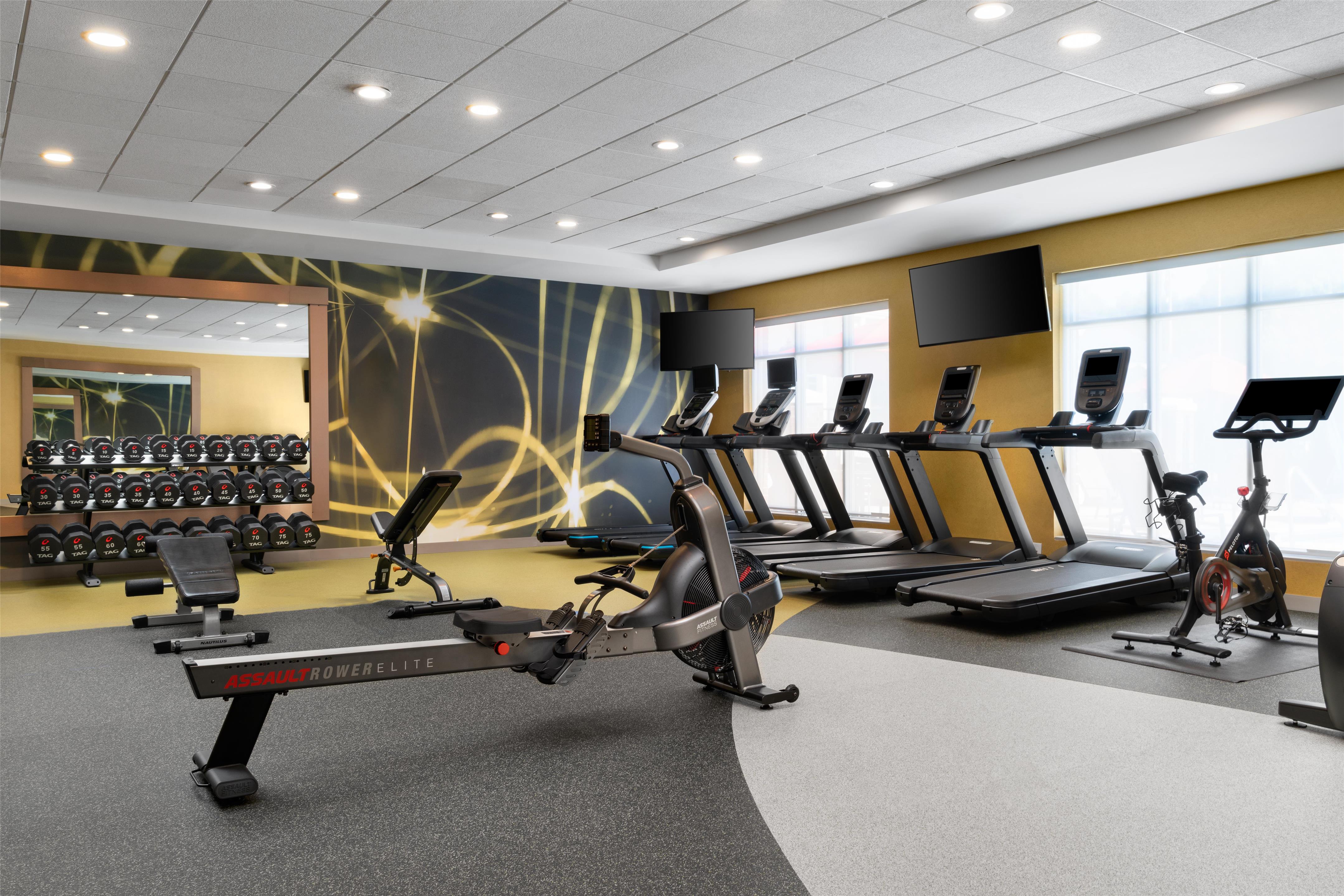 Health club fitness center gym | Hilton Garden Inn Rock Hill