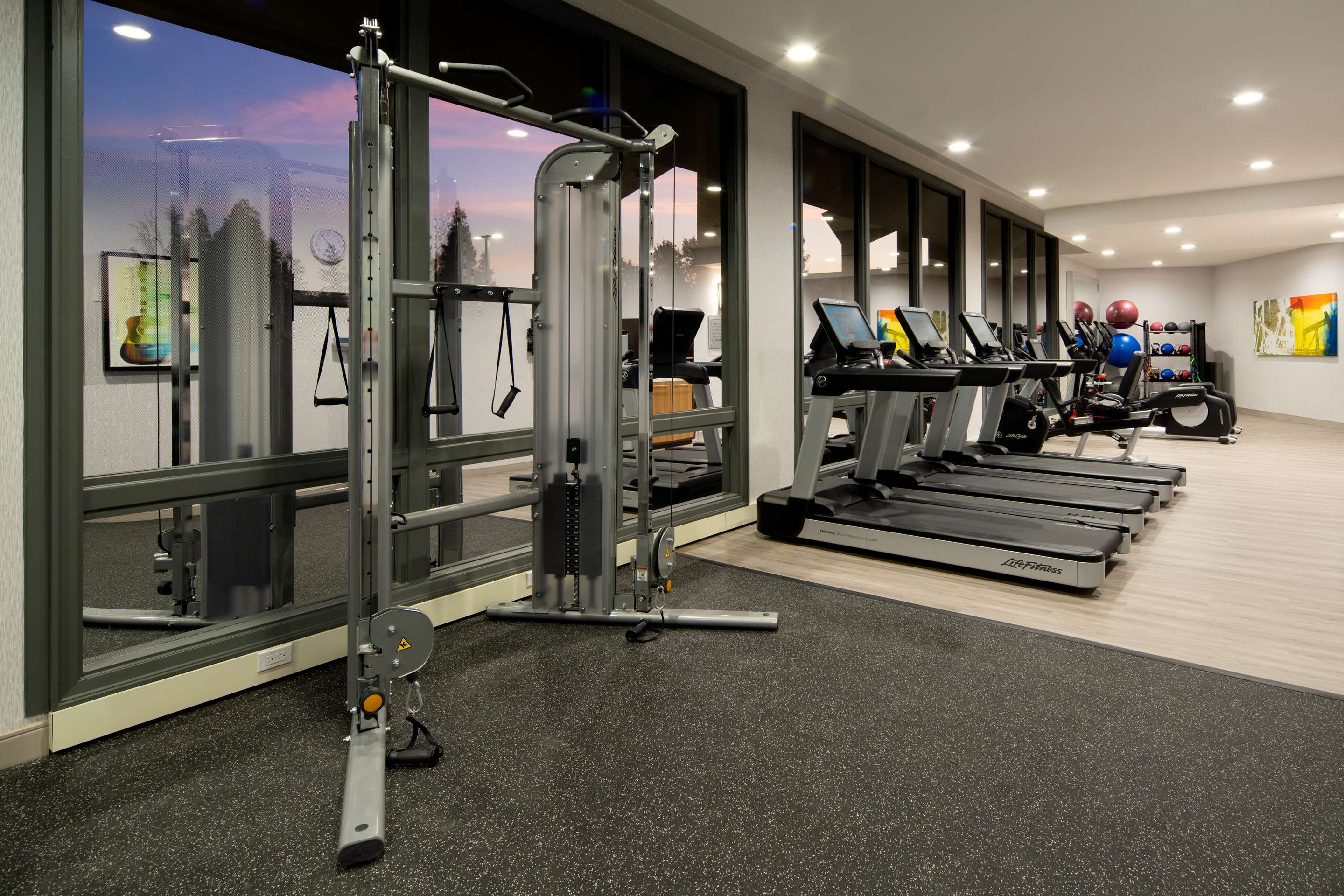 Health club fitness center gym