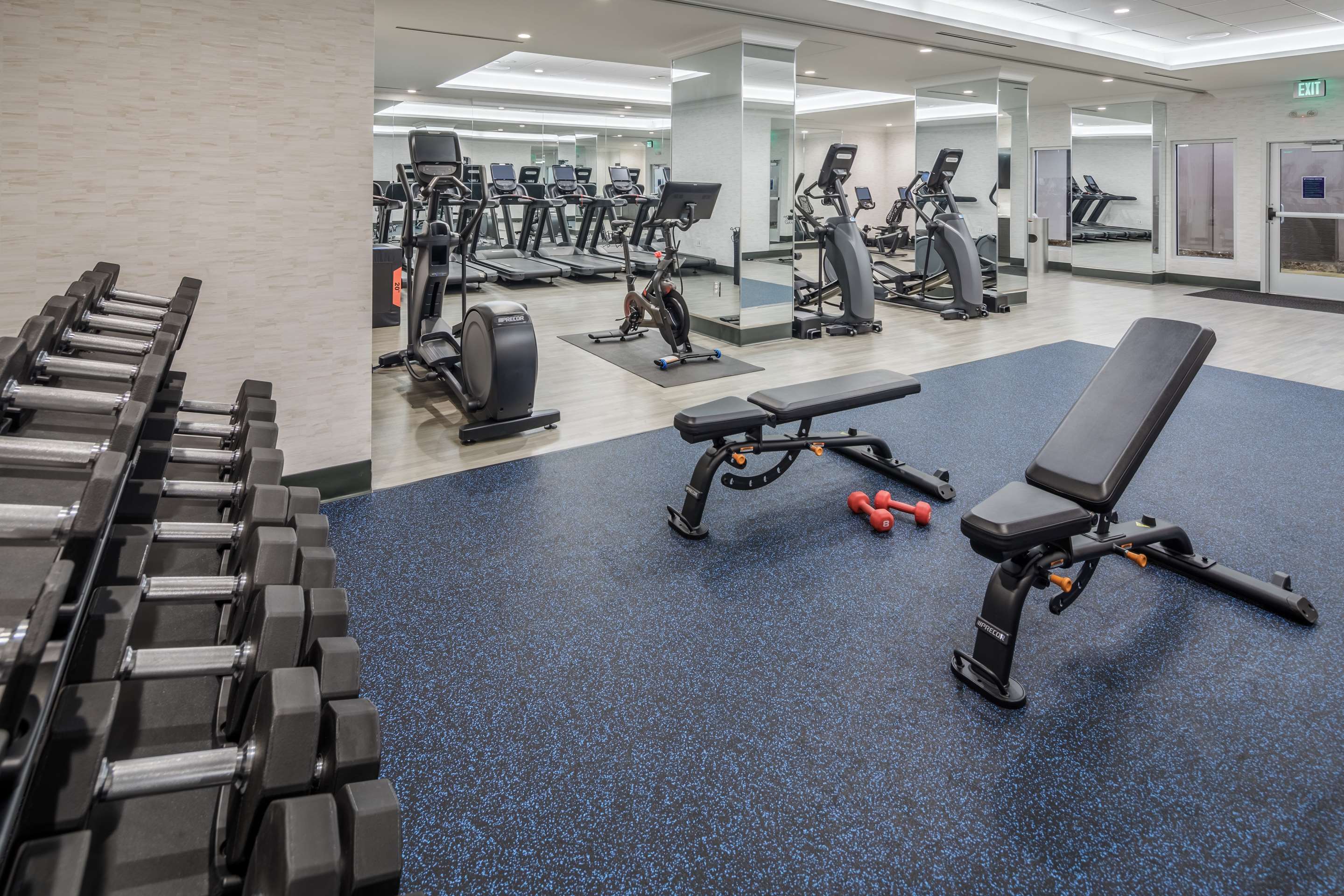 Health club fitness center gym | DoubleTree by Hilton Hotel Denver