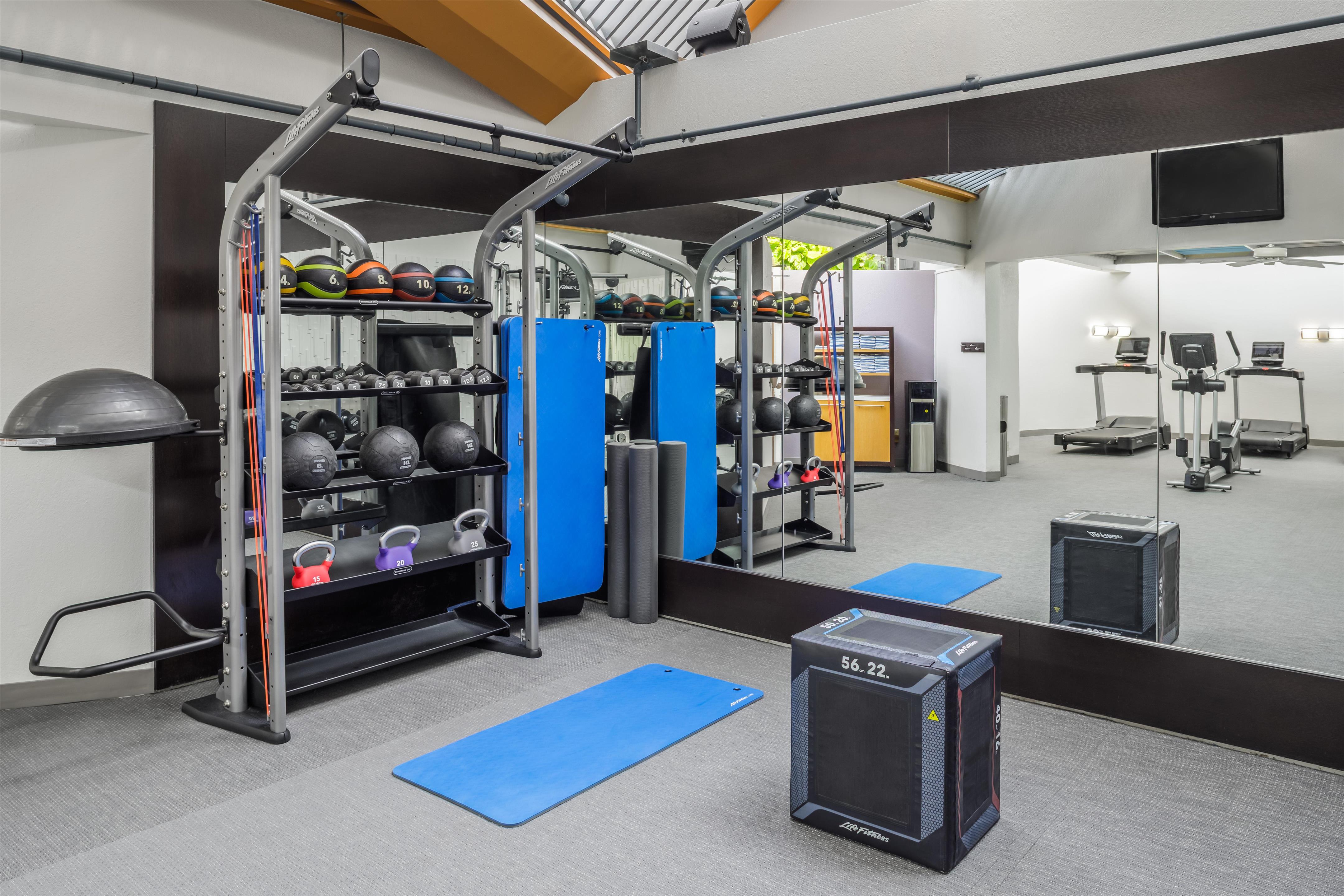 Health club fitness center gym | DoubleTree by Hilton Rochester