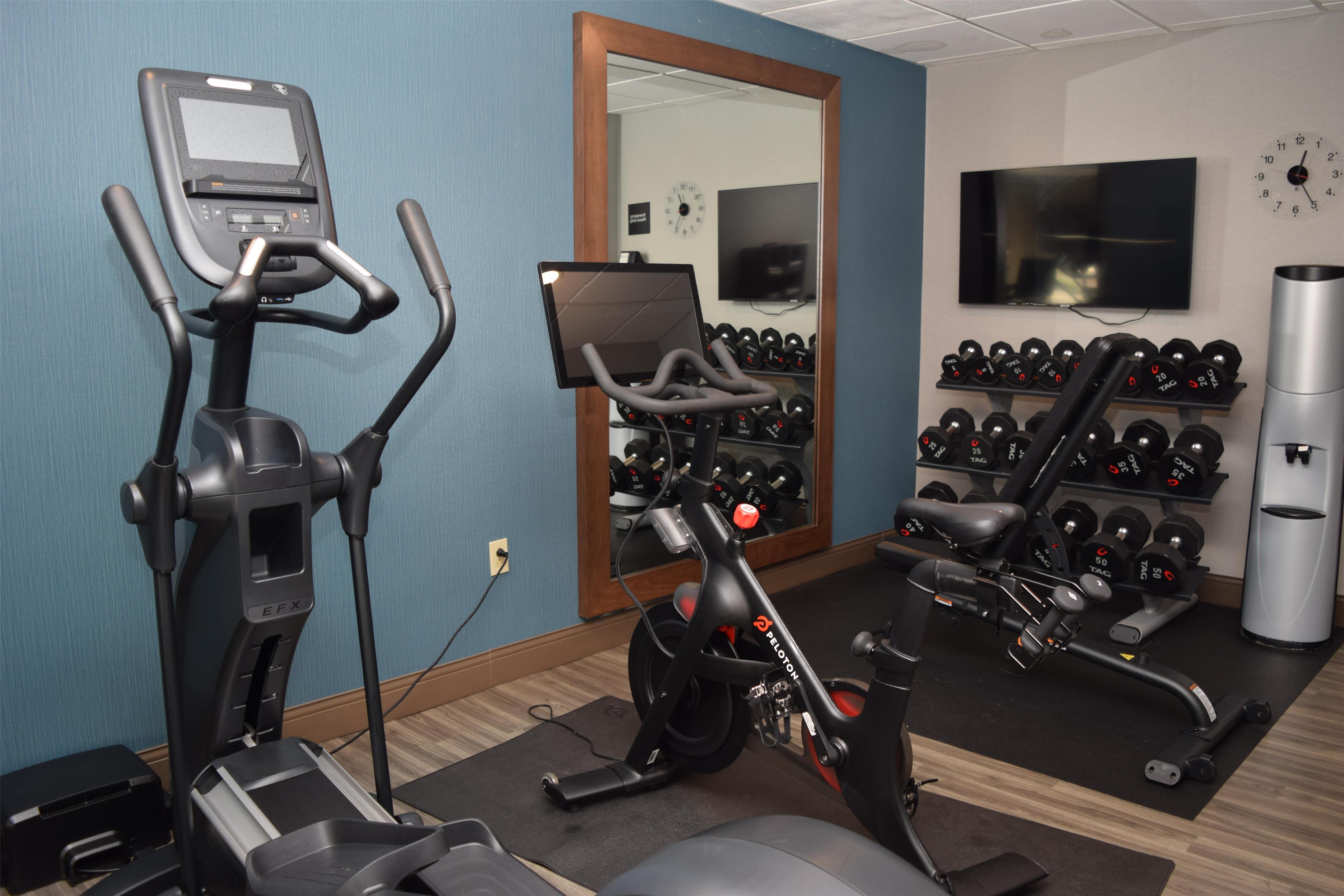 Health club fitness center gym | Hampton Inn Rochester-Greece