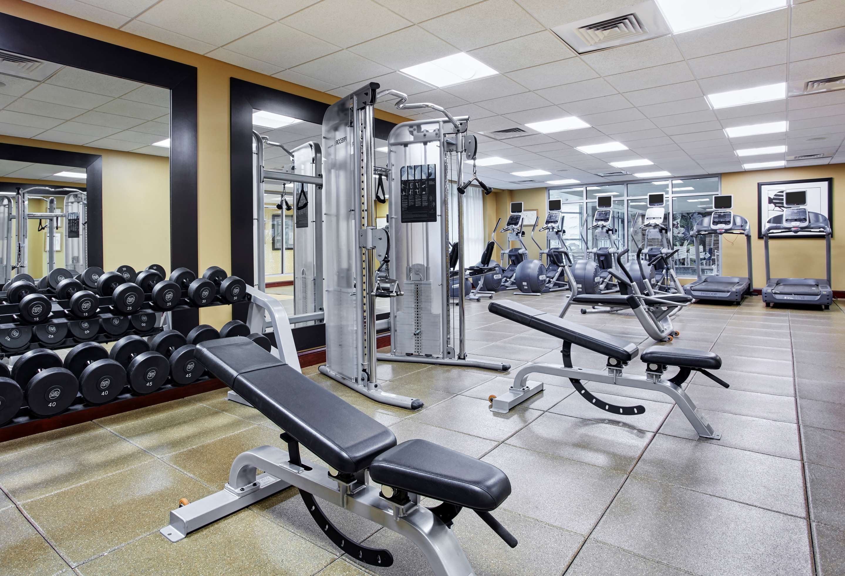 Health club fitness center gym | Homewood Suites by Hilton Rockville-Gaithersburg