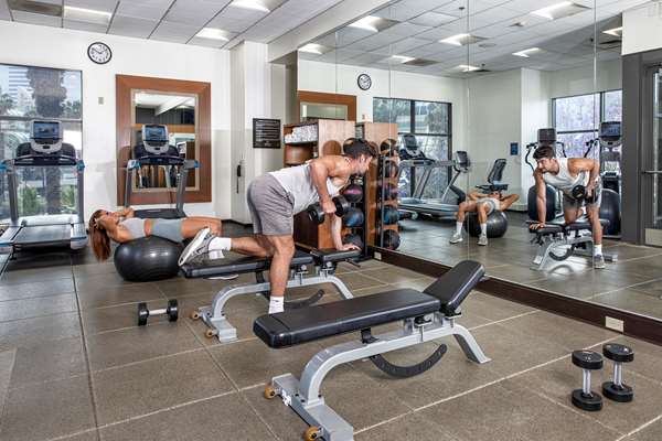 Fitness/ Exercise Room - Hilton Hotel Gaslamp Quarter San Diego