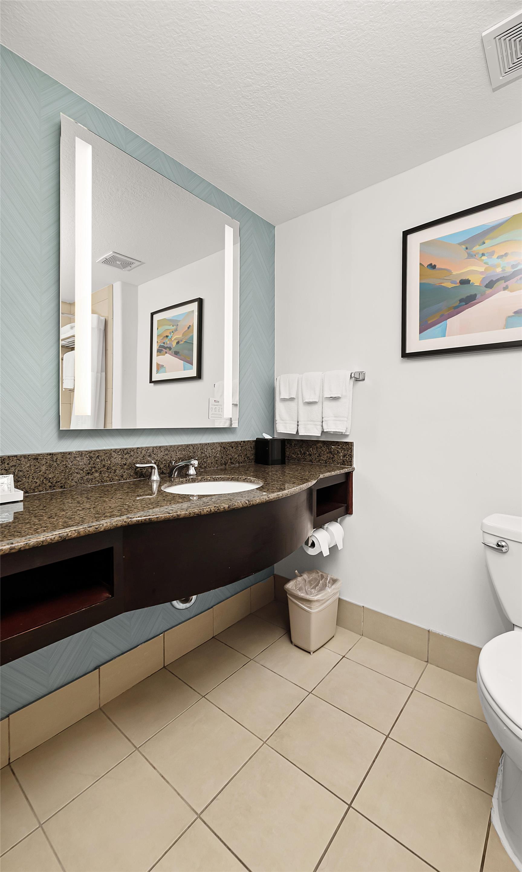 Guest room bath