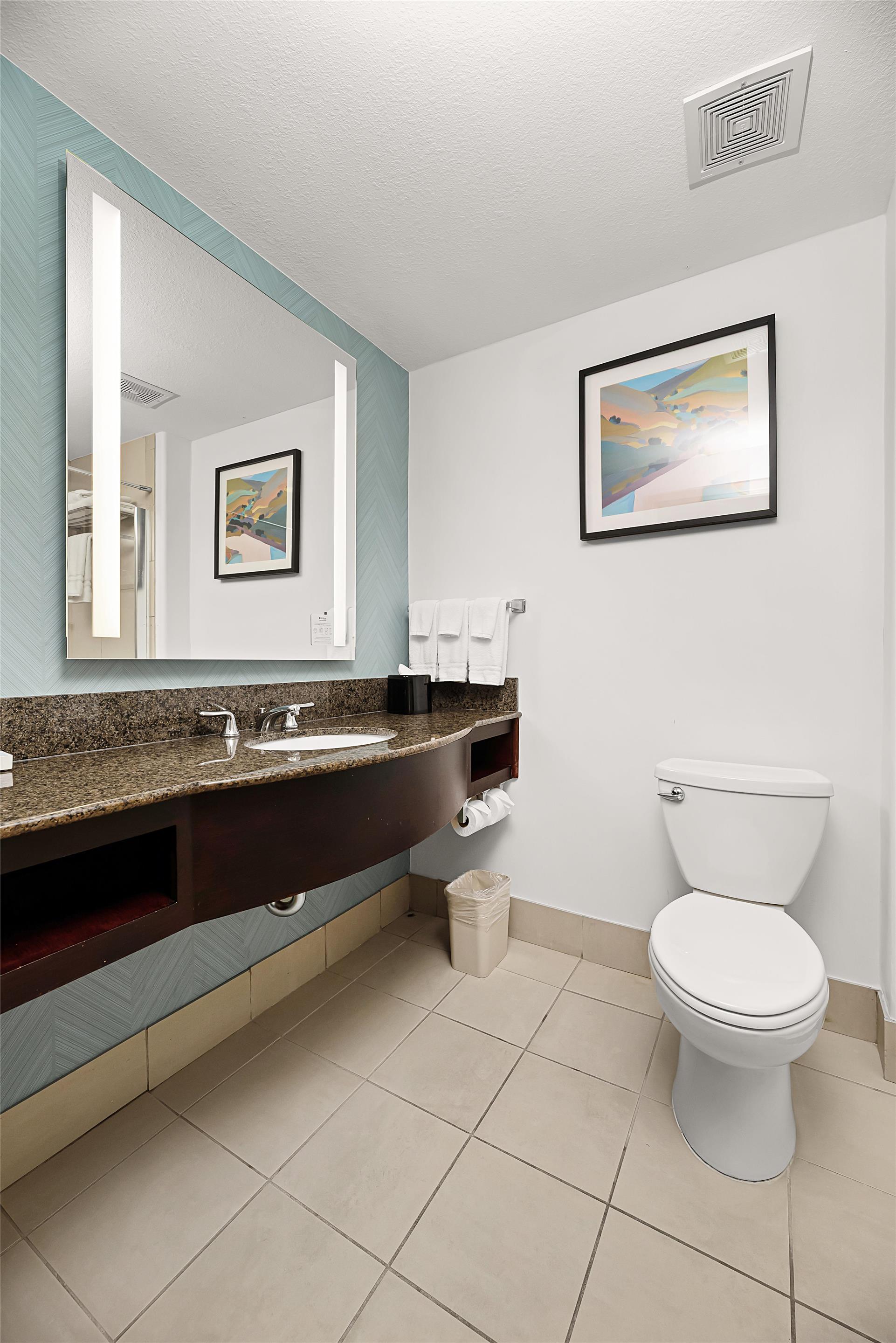 Guest room bath