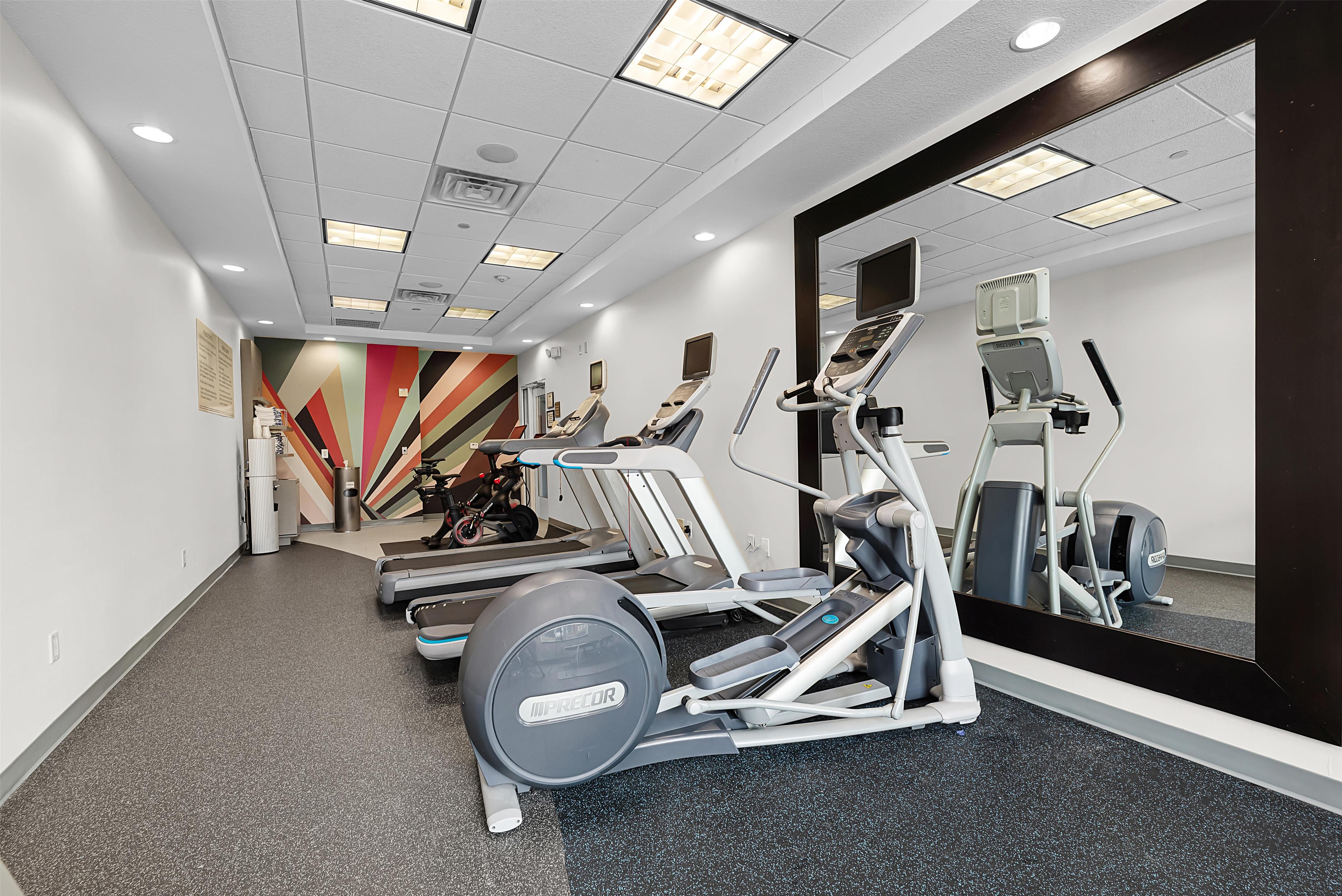 Health club fitness center gym | Hilton Garden Inn New Braunfels