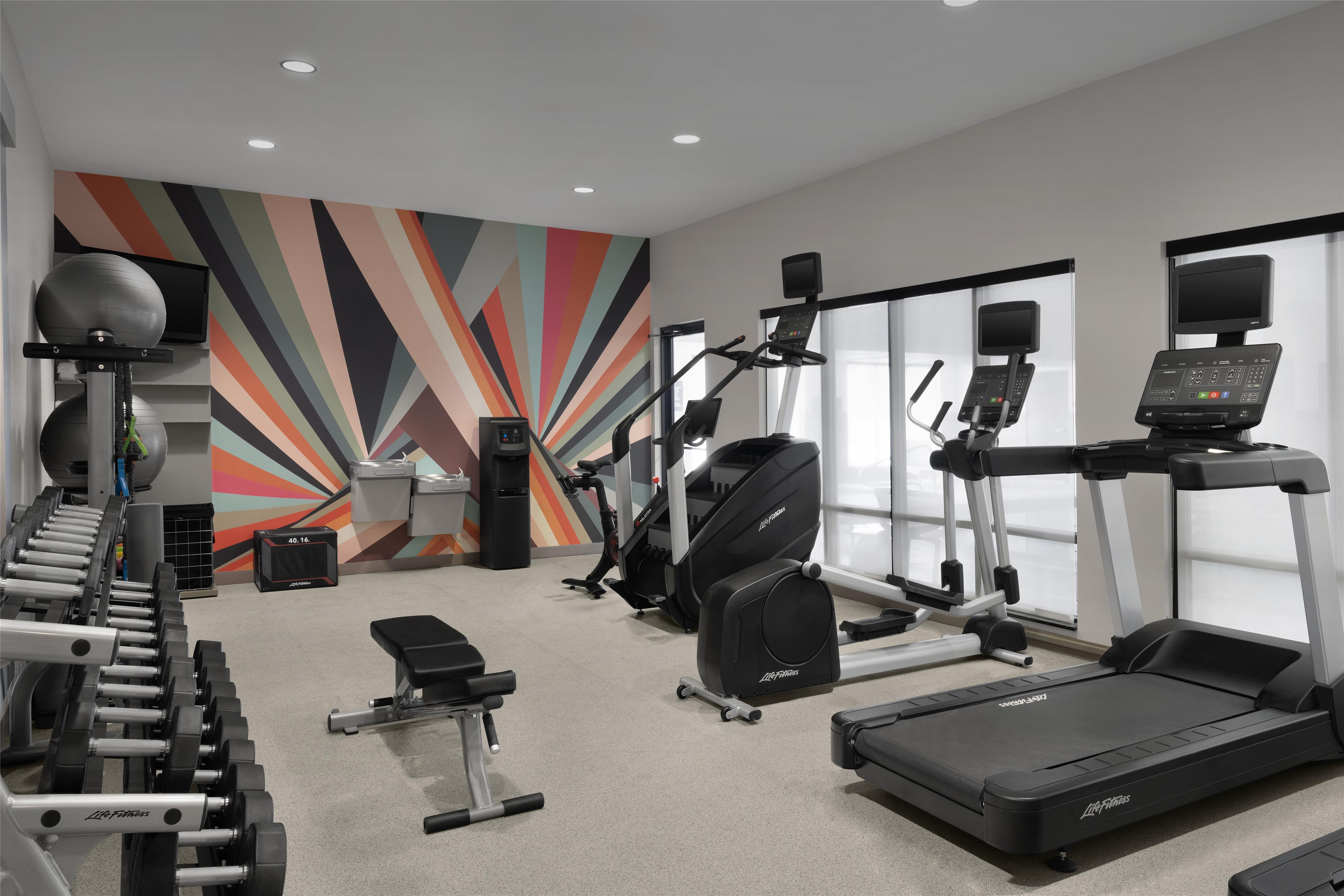Health club fitness center gym | Hilton Garden Inn South Bend