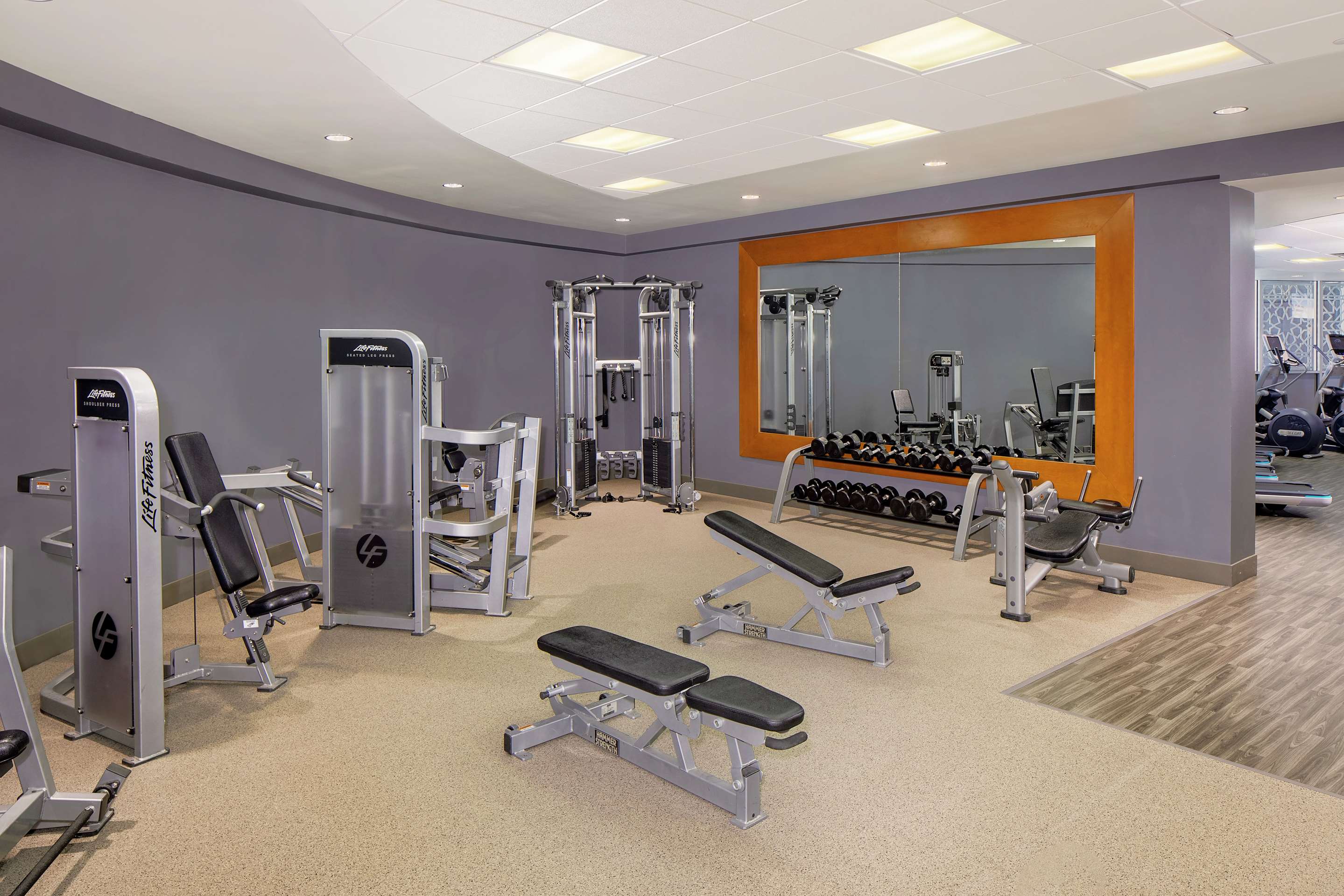 Health club fitness center gym | Doubletree Hotel South Bend