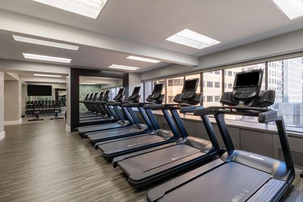Fitness/ Exercise Room - Hilton Hotel Financial District San Francisco