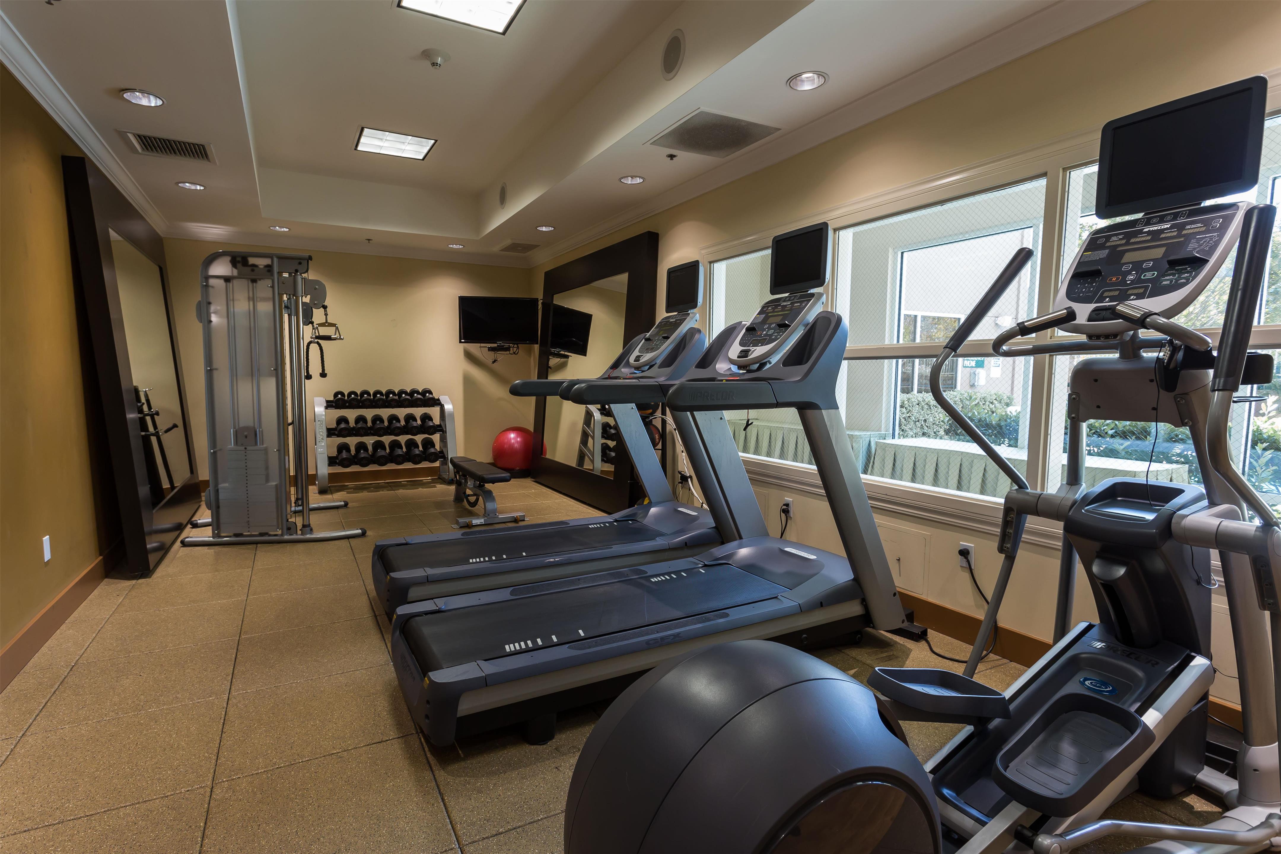 Health club fitness center gym | Hilton Garden Inn San Mateo