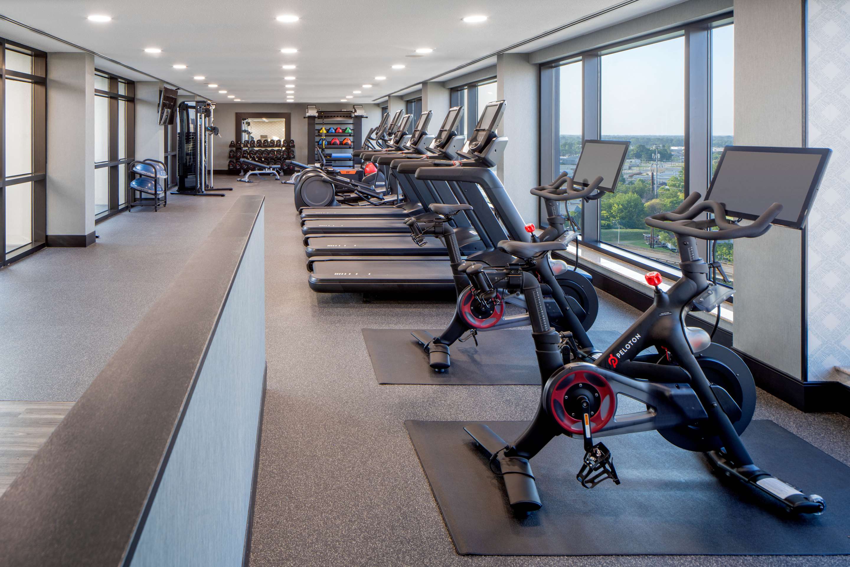 Health club fitness center gym | Hilton Shreveport