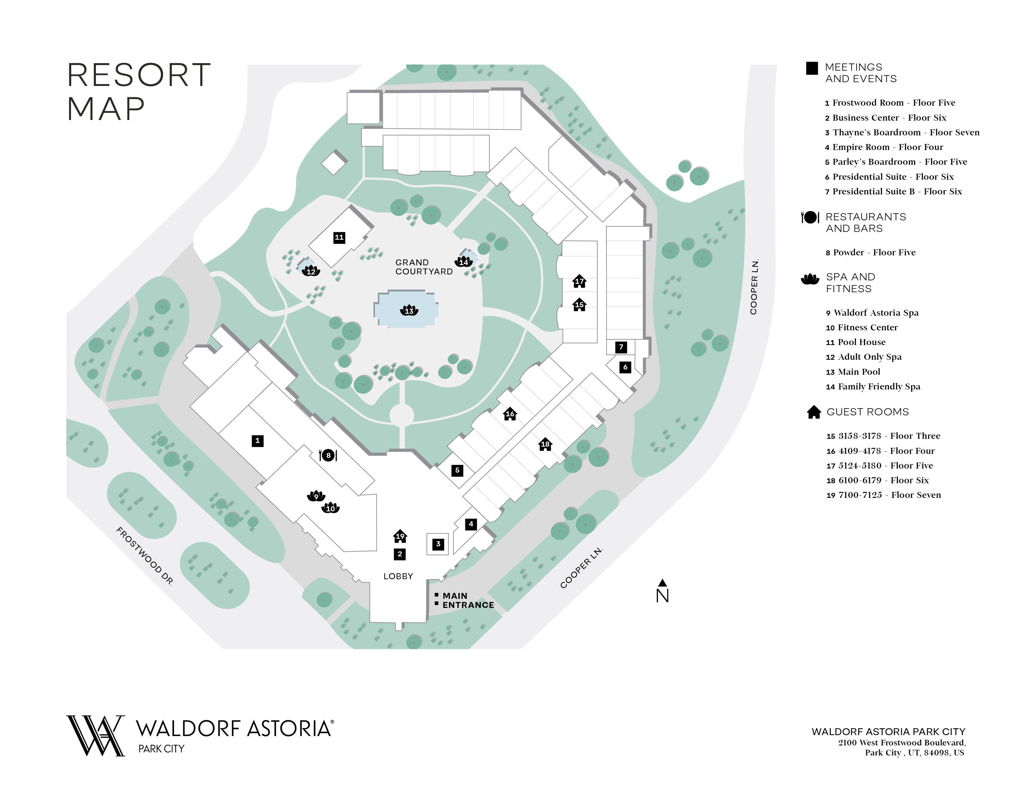 Map | Waldorf Astoria Park City