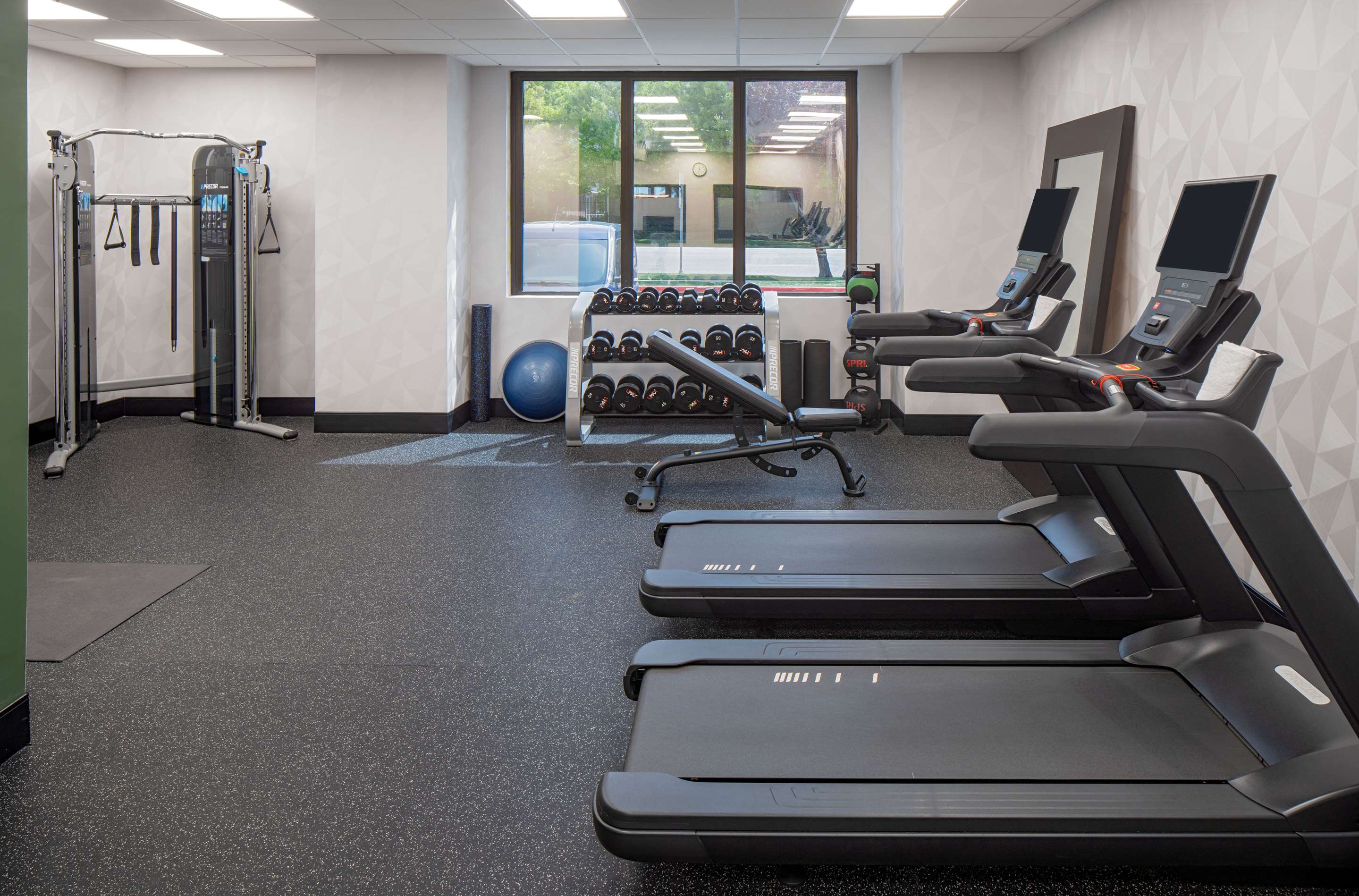 Health club fitness center gym | DoubleTree Suites by Hilton Hotel Salt Lake City
