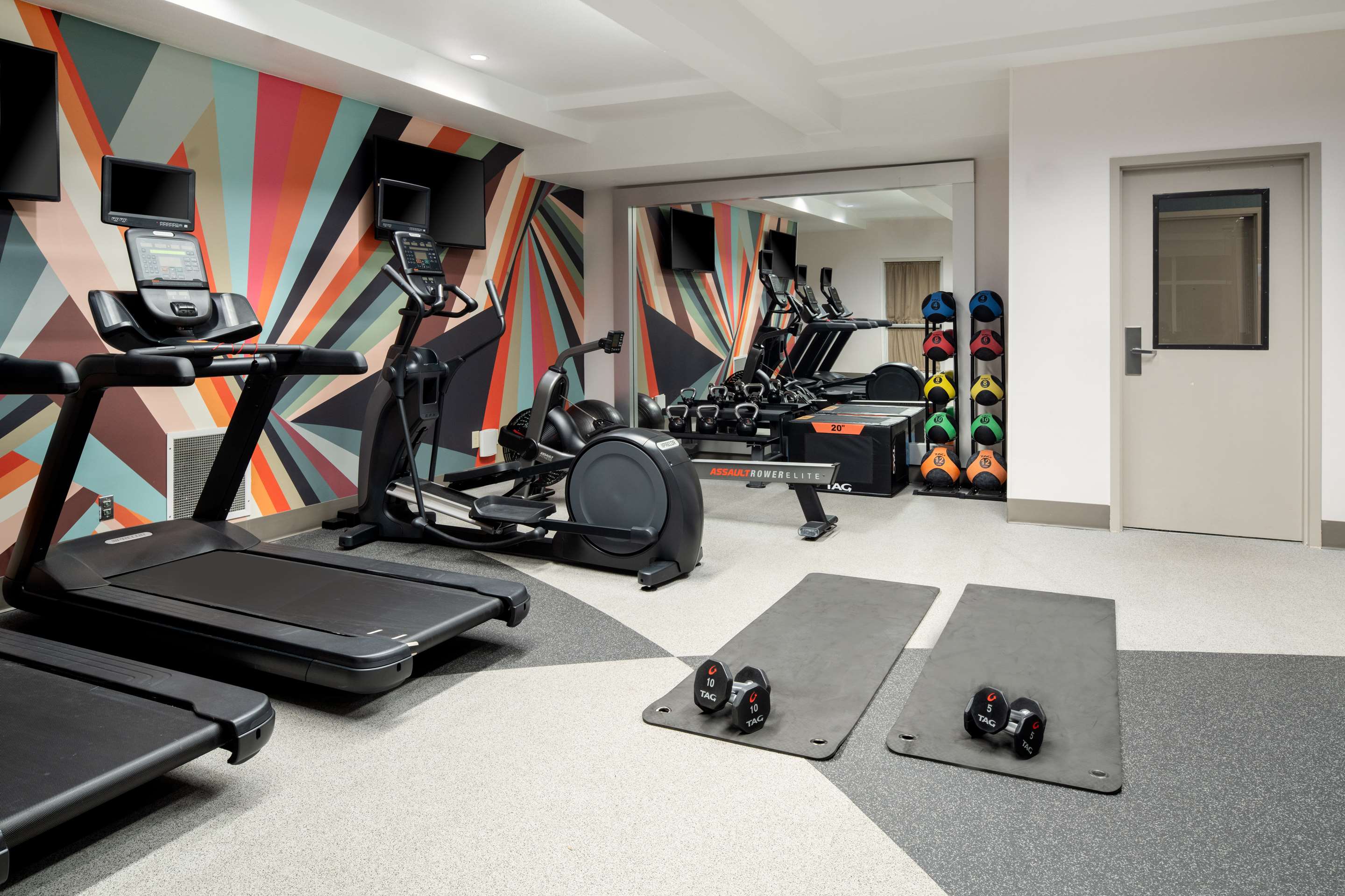 Health club fitness center gym