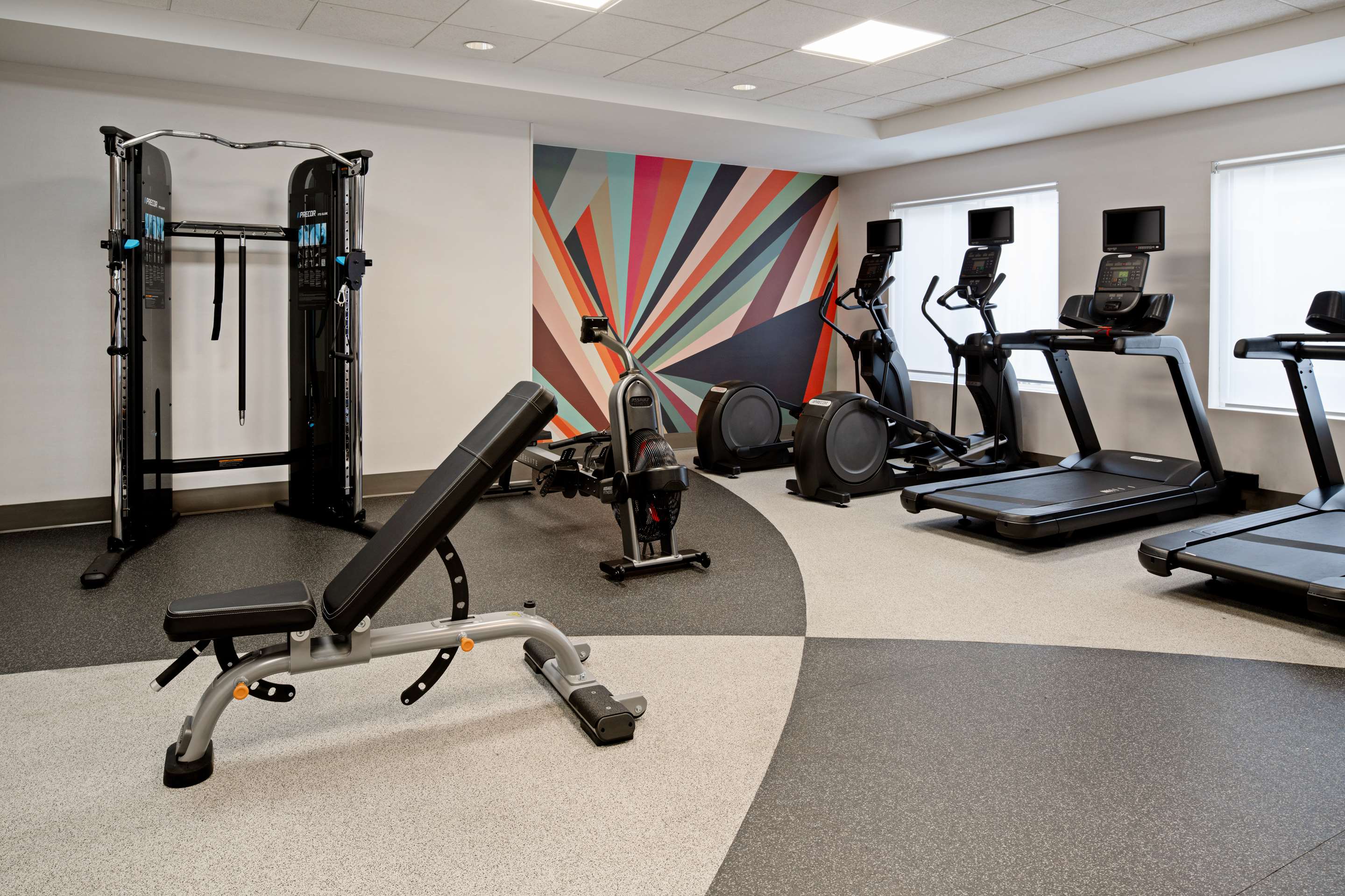 Health club fitness center gym