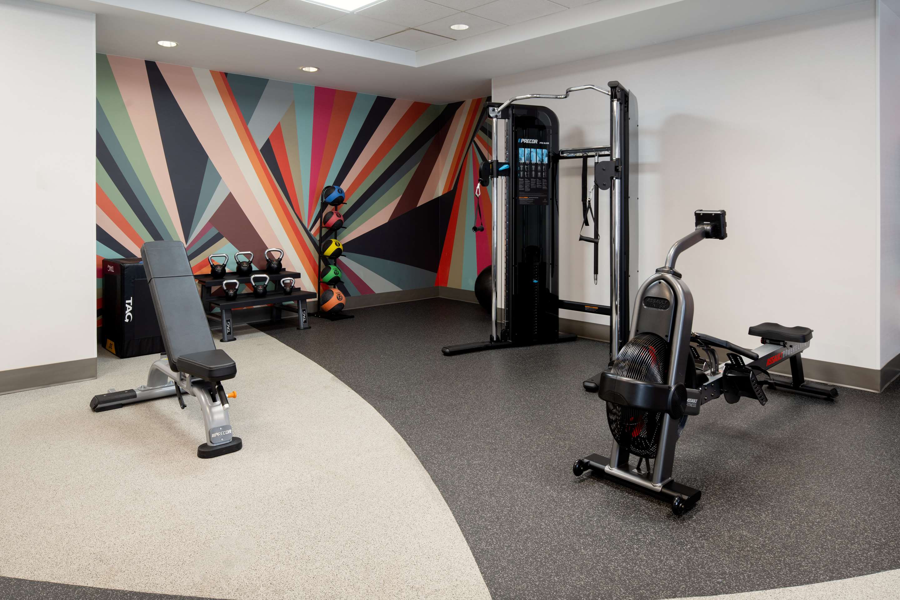 Health club fitness center gym