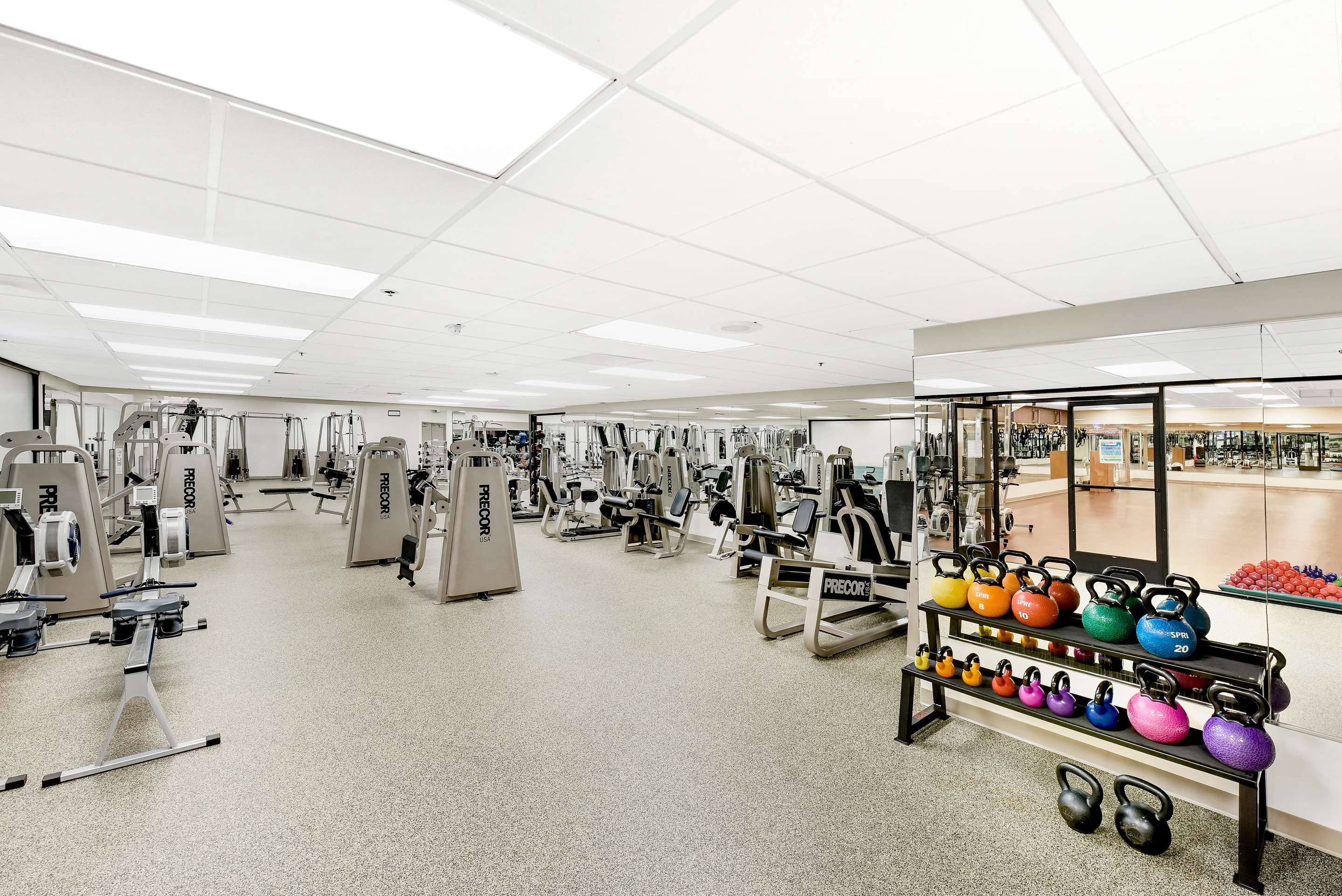 Health club fitness center gym | Hilton Anaheim