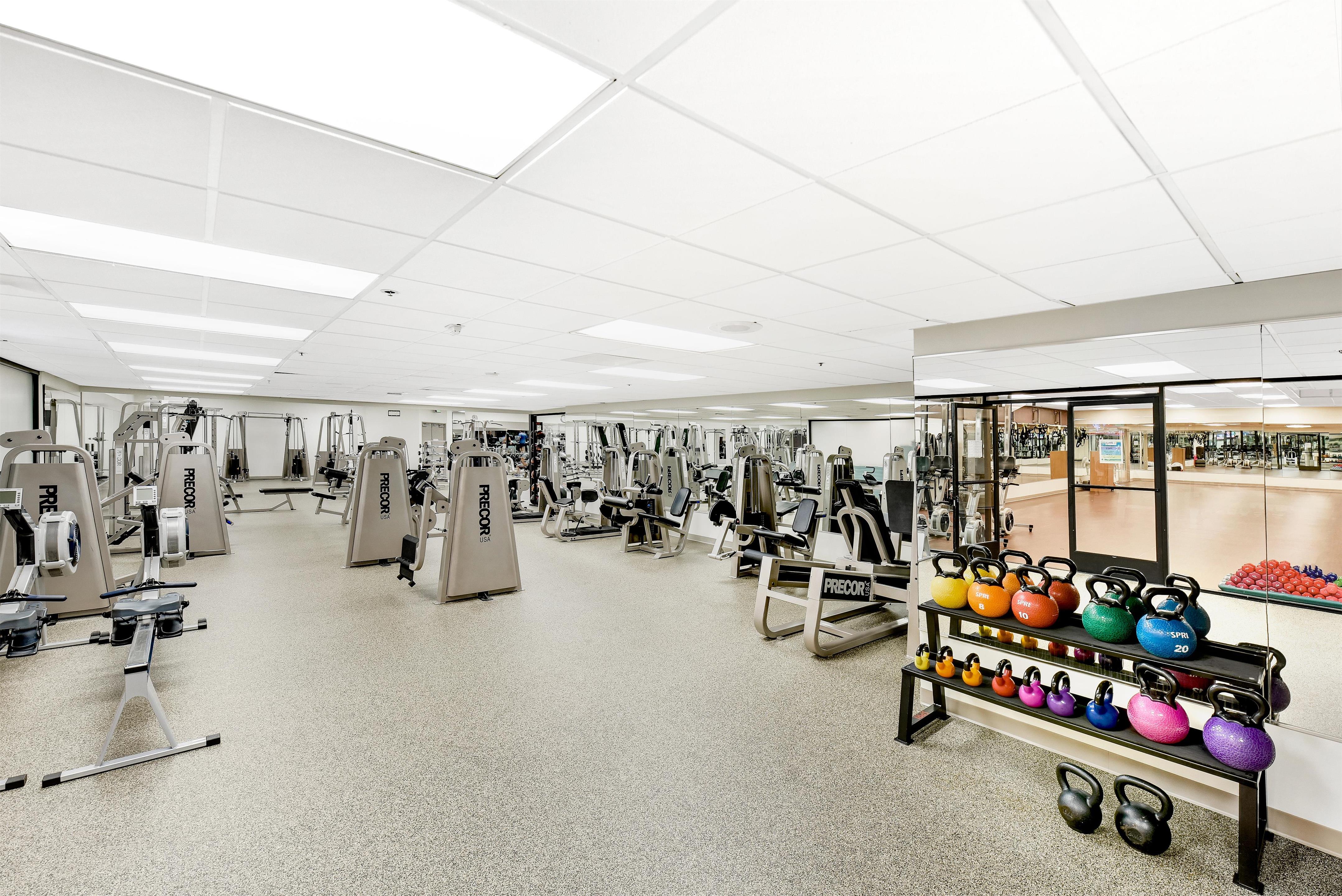 Health club fitness center gym | Hilton Anaheim