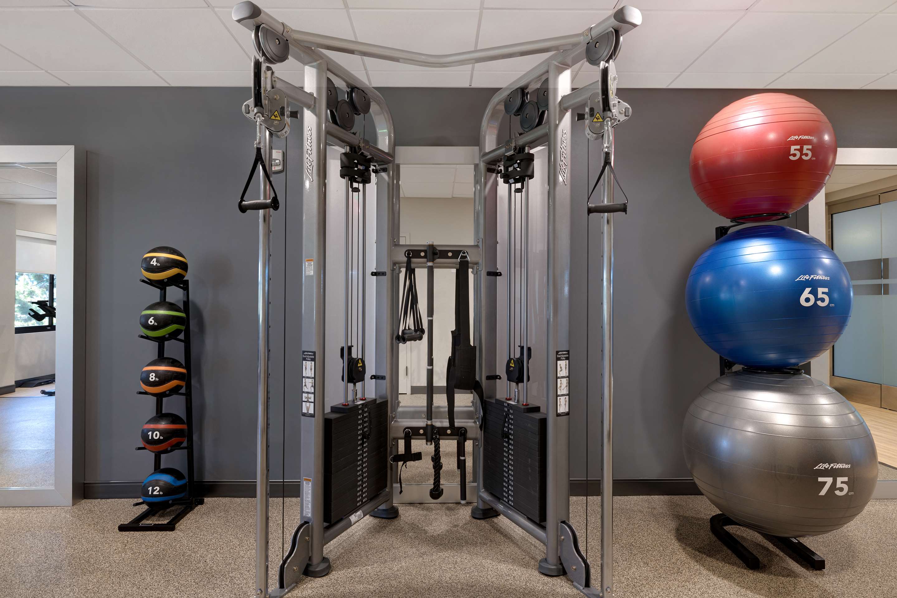 Health club fitness center gym | Embassy Suites by Hilton Santa Clara Silicon Valley