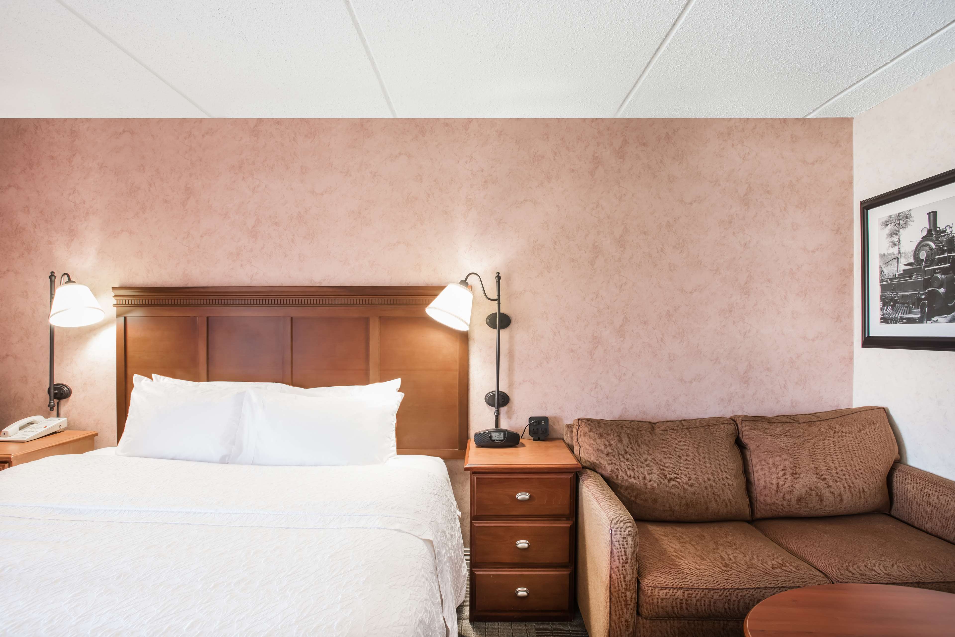 Hampton Inn by Hilton West Springfield Room Type - 1 KNG ACCESSIBLE TUB NS
