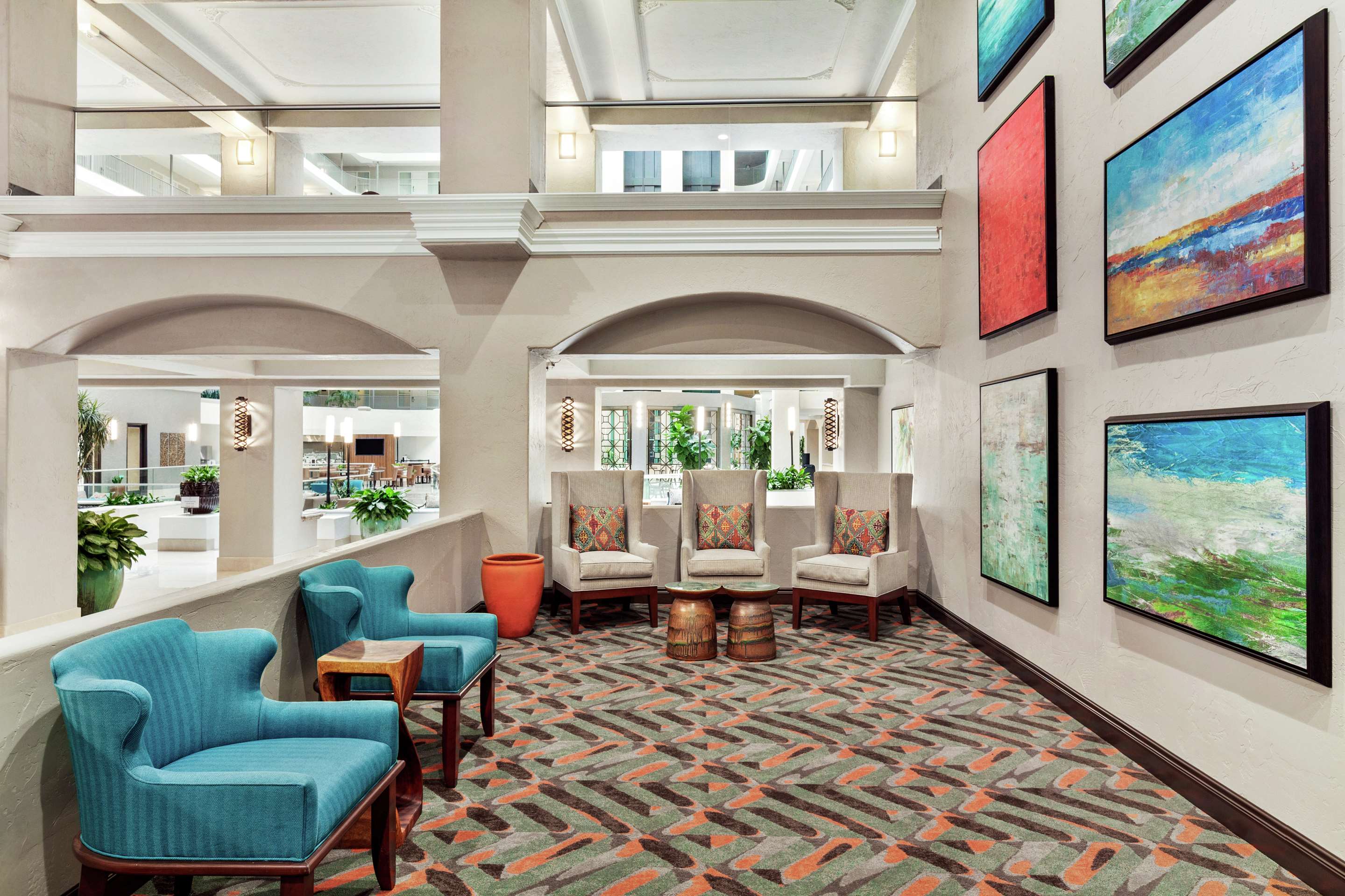 Lobby | Embassy Suites by Hilton Santa Ana Orange County Airport