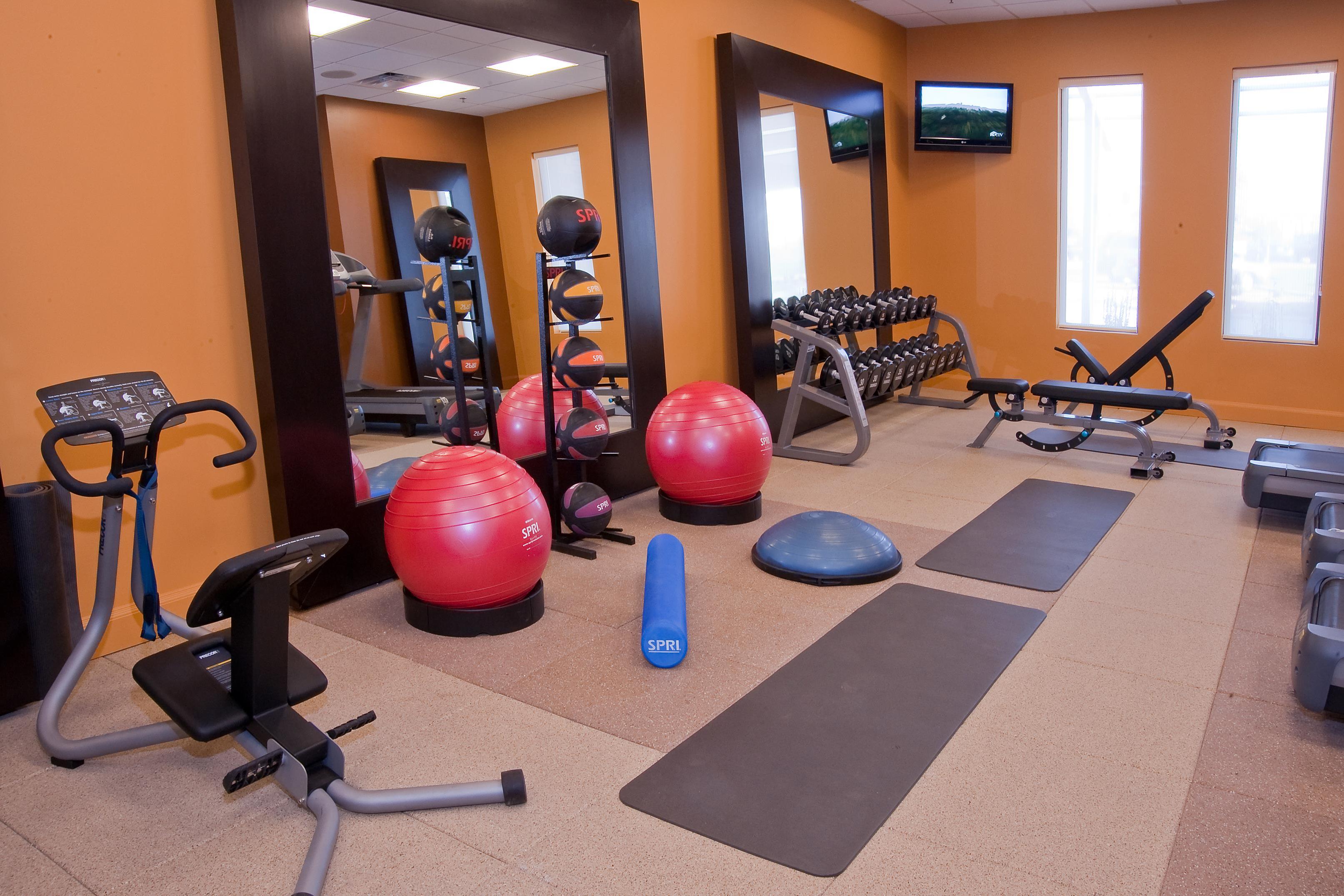 Health club fitness center gym | DoubleTree by Hilton Collinsville - St. Louis