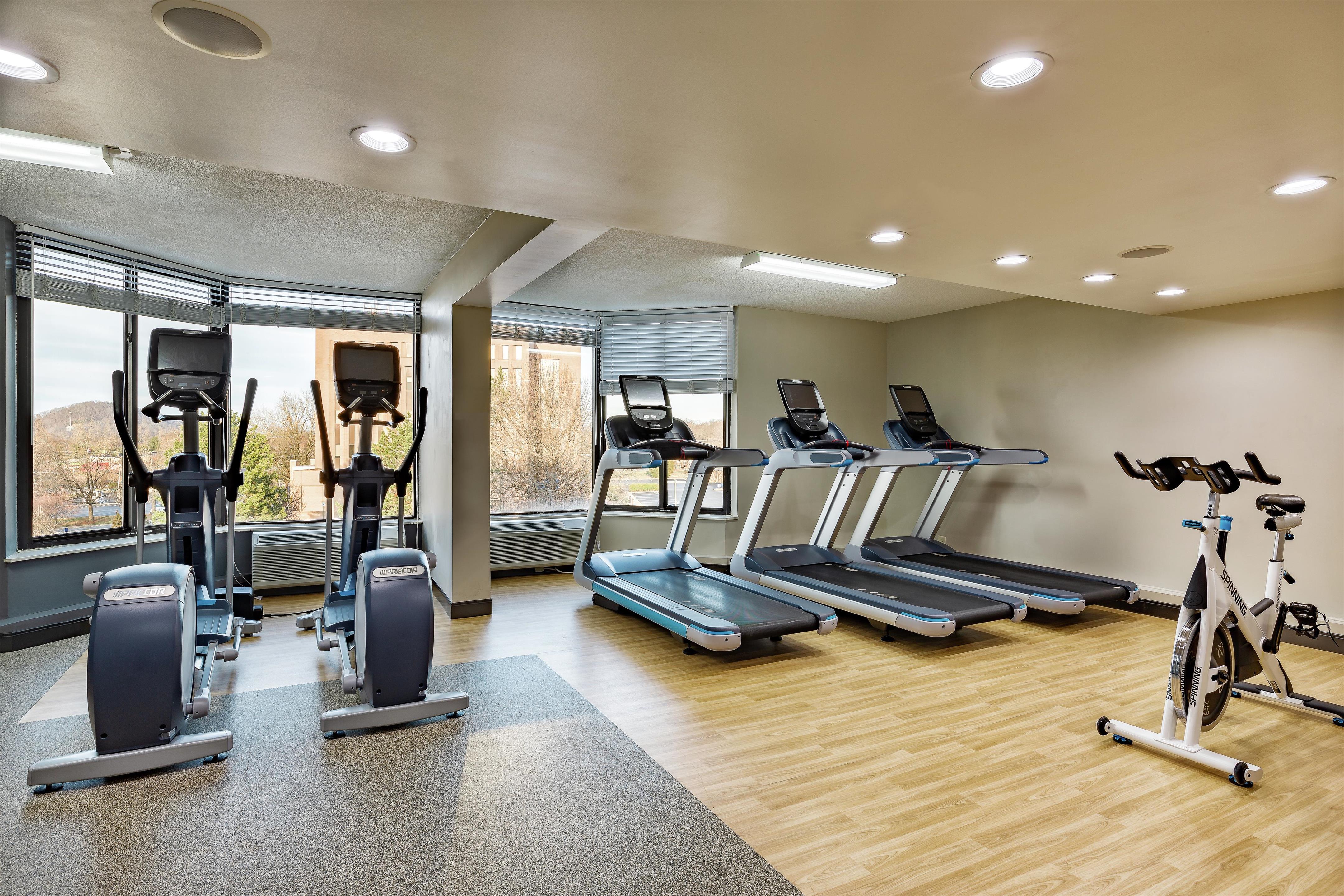 Health club fitness center gym | DoubleTree by Hilton Hotel Johnson City