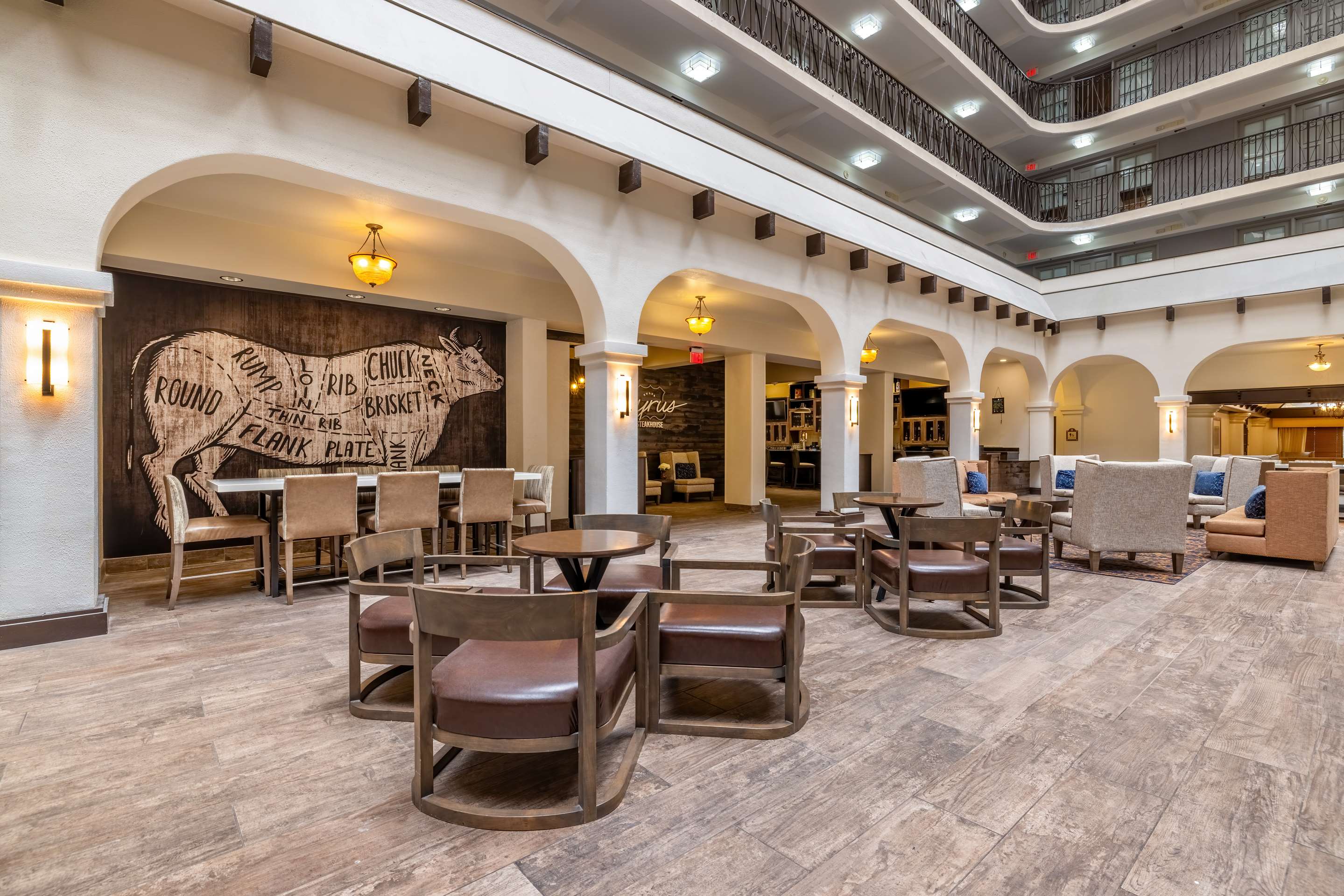 Lobby | Embassy Suites by Hilton Tulsa I-44