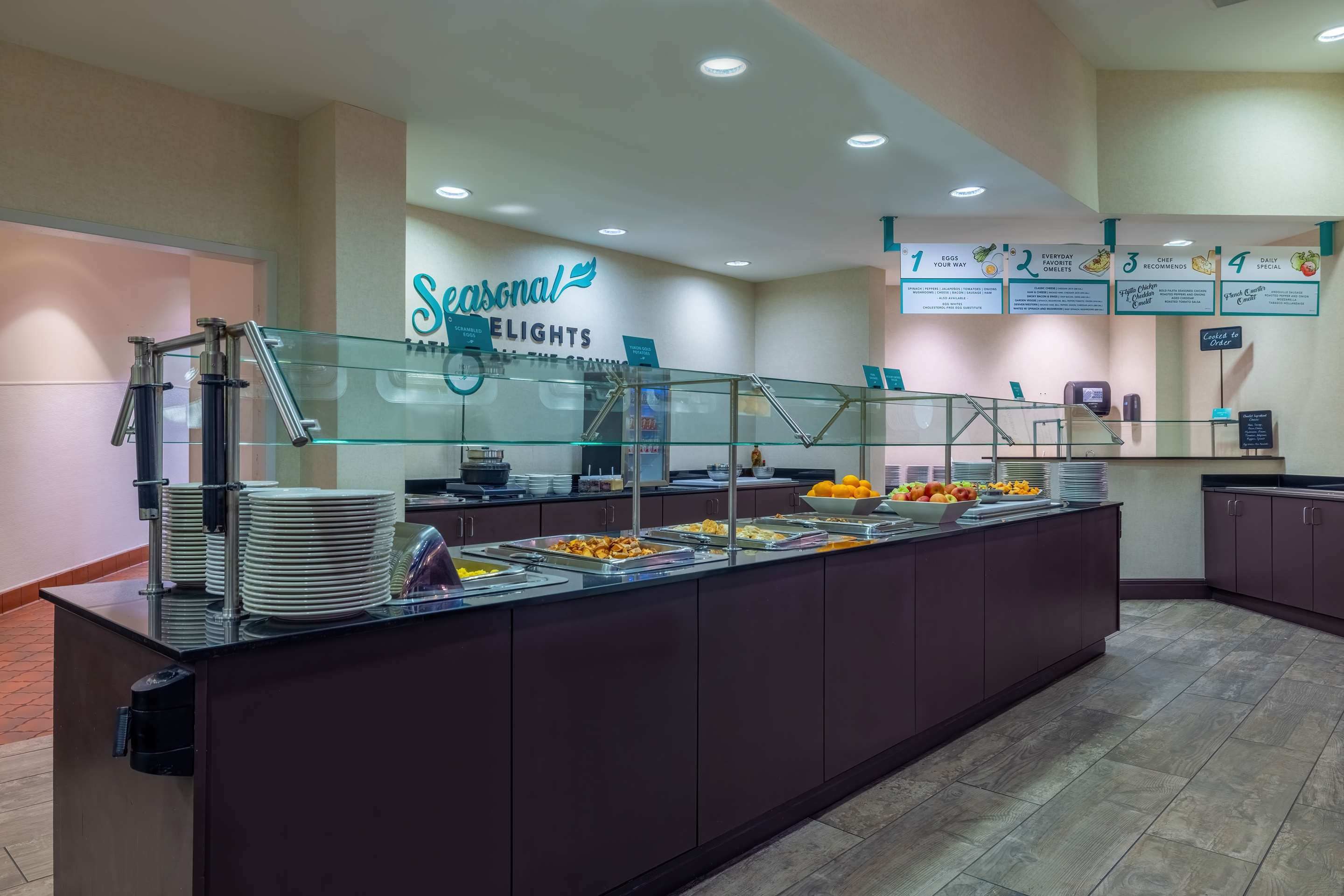 Breakfast Area | Embassy Suites by Hilton Tulsa I-44