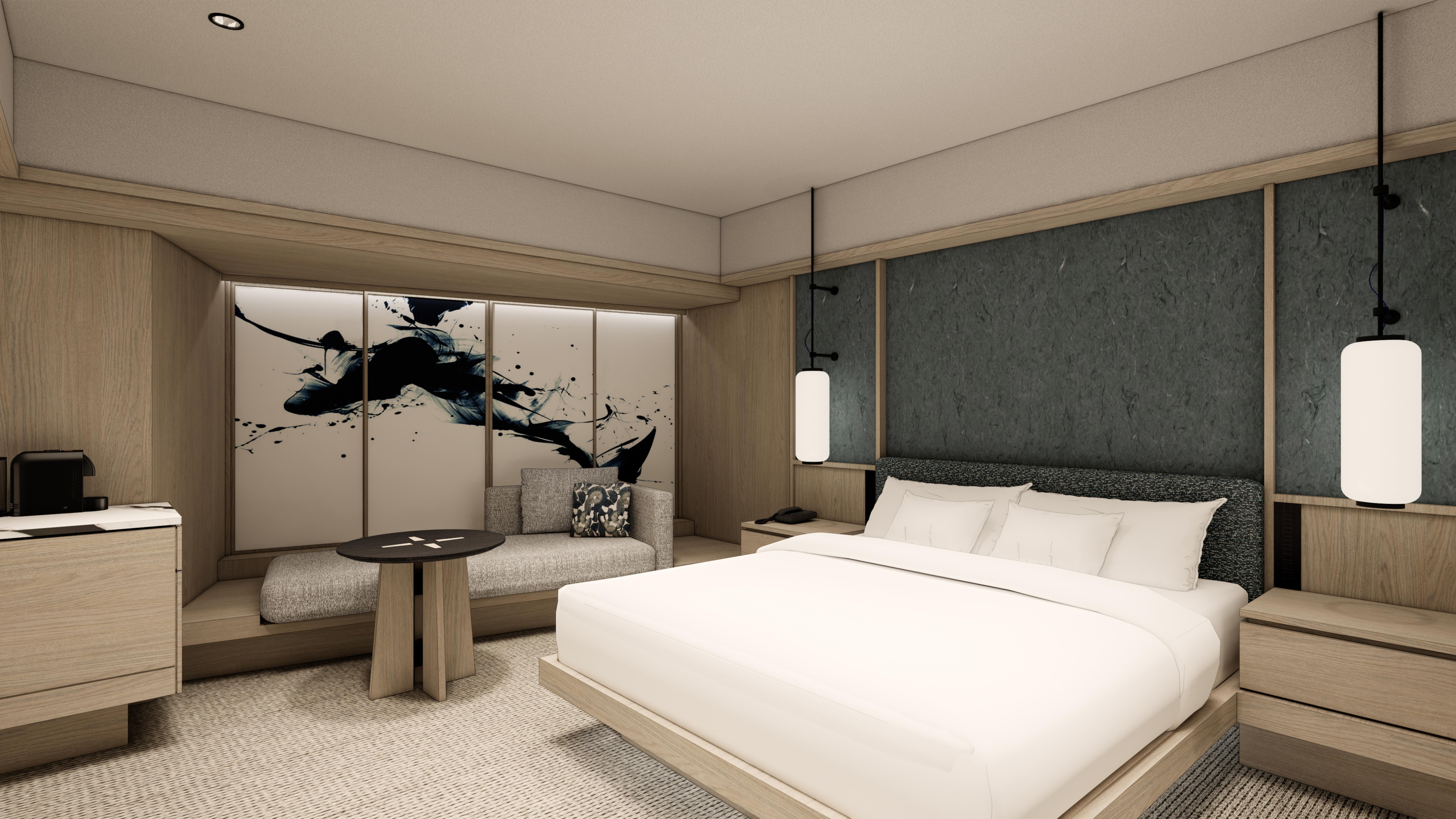 Hilton Tokyo Room Type - King Family Room with Sofa Bed