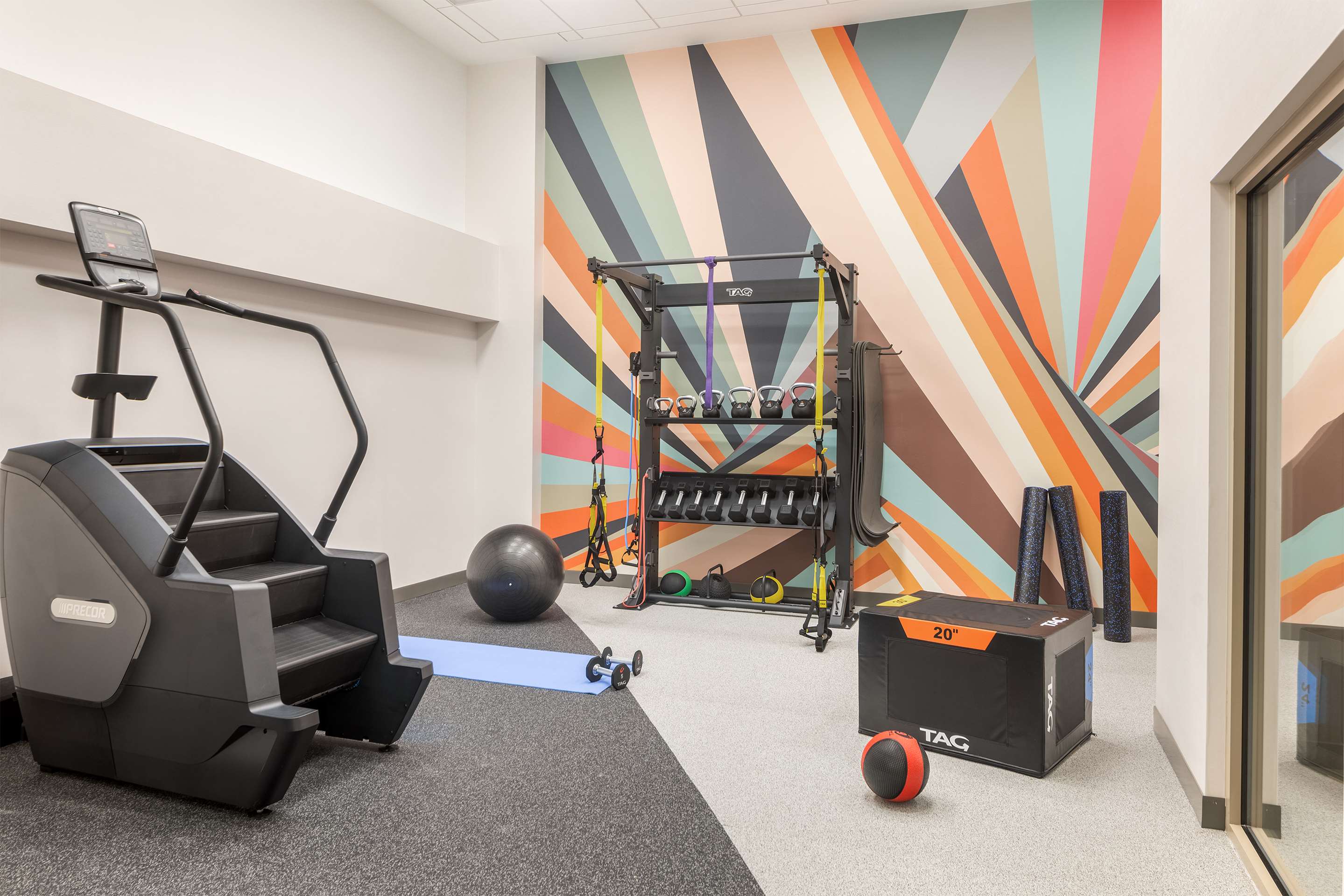 Health club fitness center gym | Hilton Garden Inn Bethesda