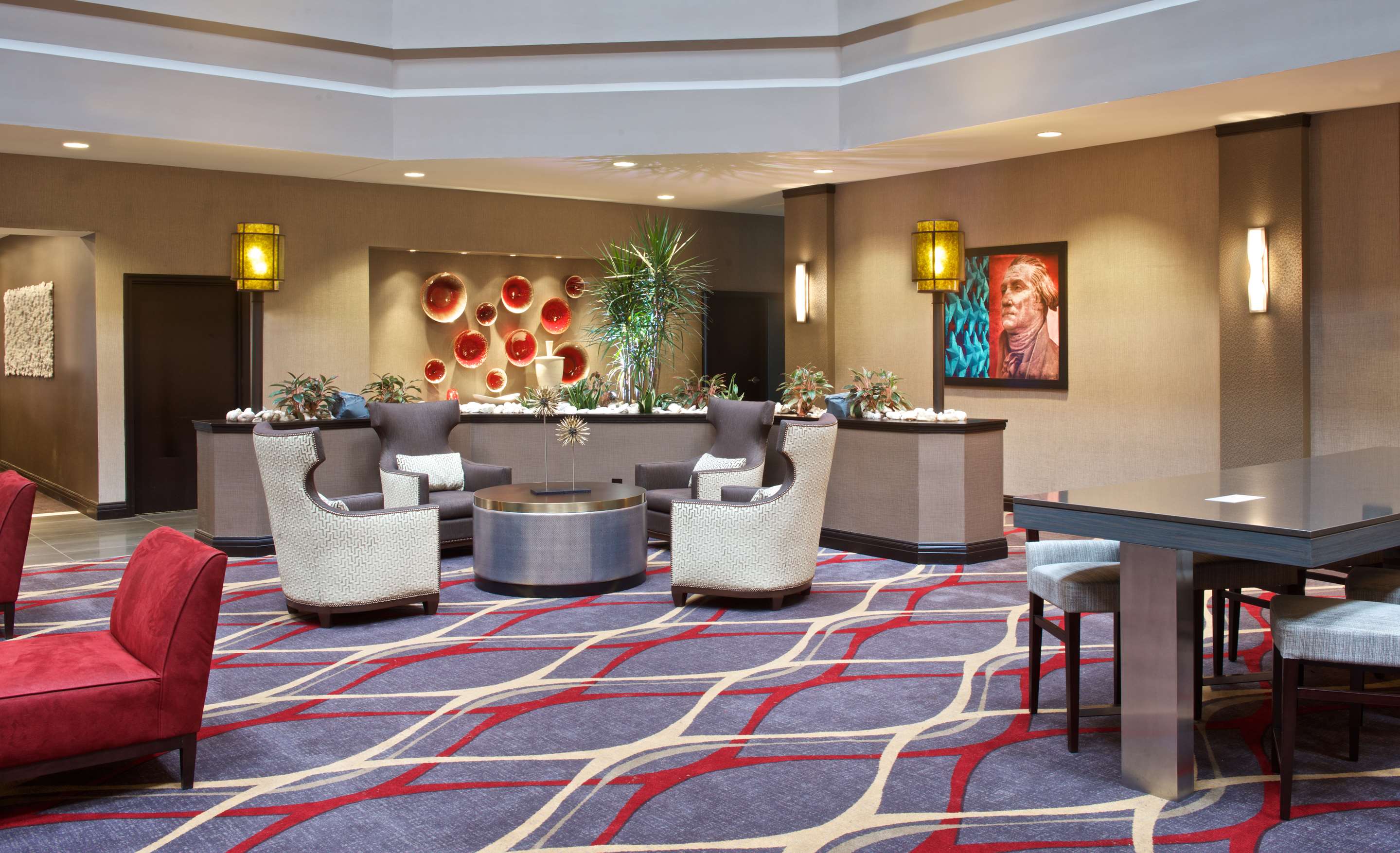 Lobby | Embassy Suites by Hilton Dulles Airport