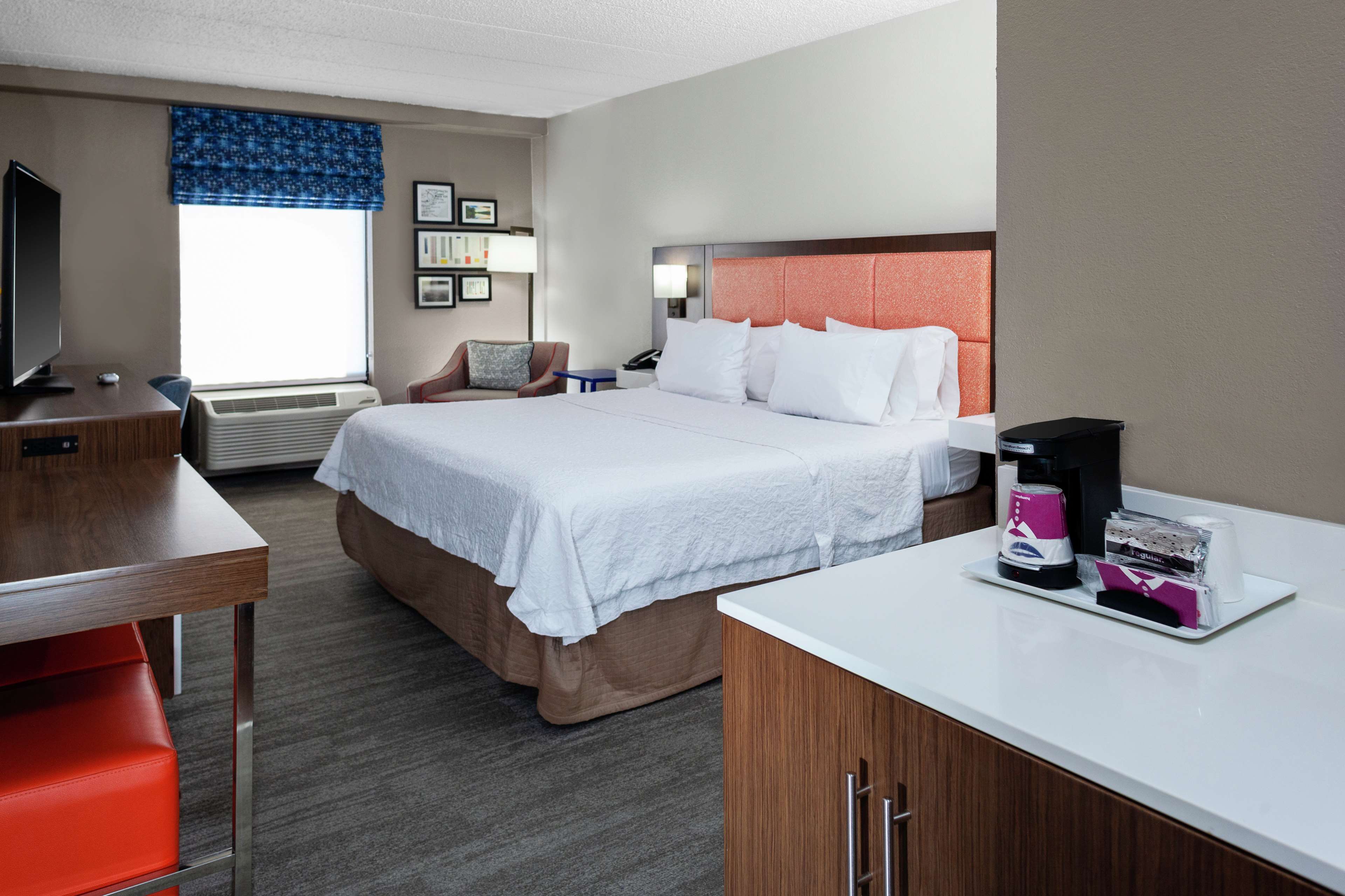 Hampton Inn by Hilton Woodbridge Room Type - 1KING REFRIG  MICRO NOSMOK