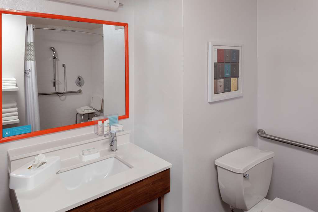 Hampton Inn by Hilton Woodbridge Room Type - 2 QNS ACC ROLLIN SHWR NS
