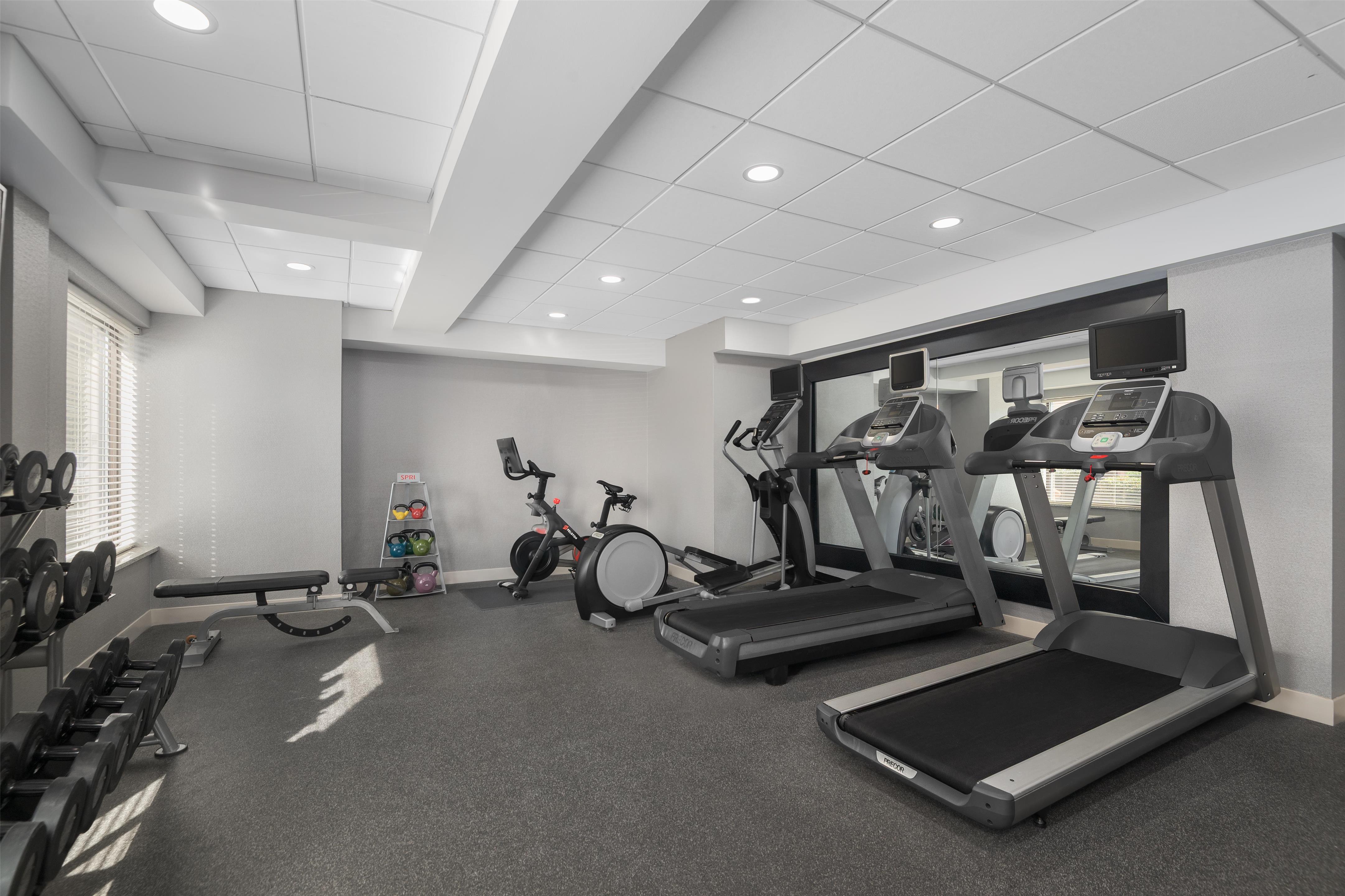 Health club fitness center gym | Homewood Suites by Hilton Williamsburg