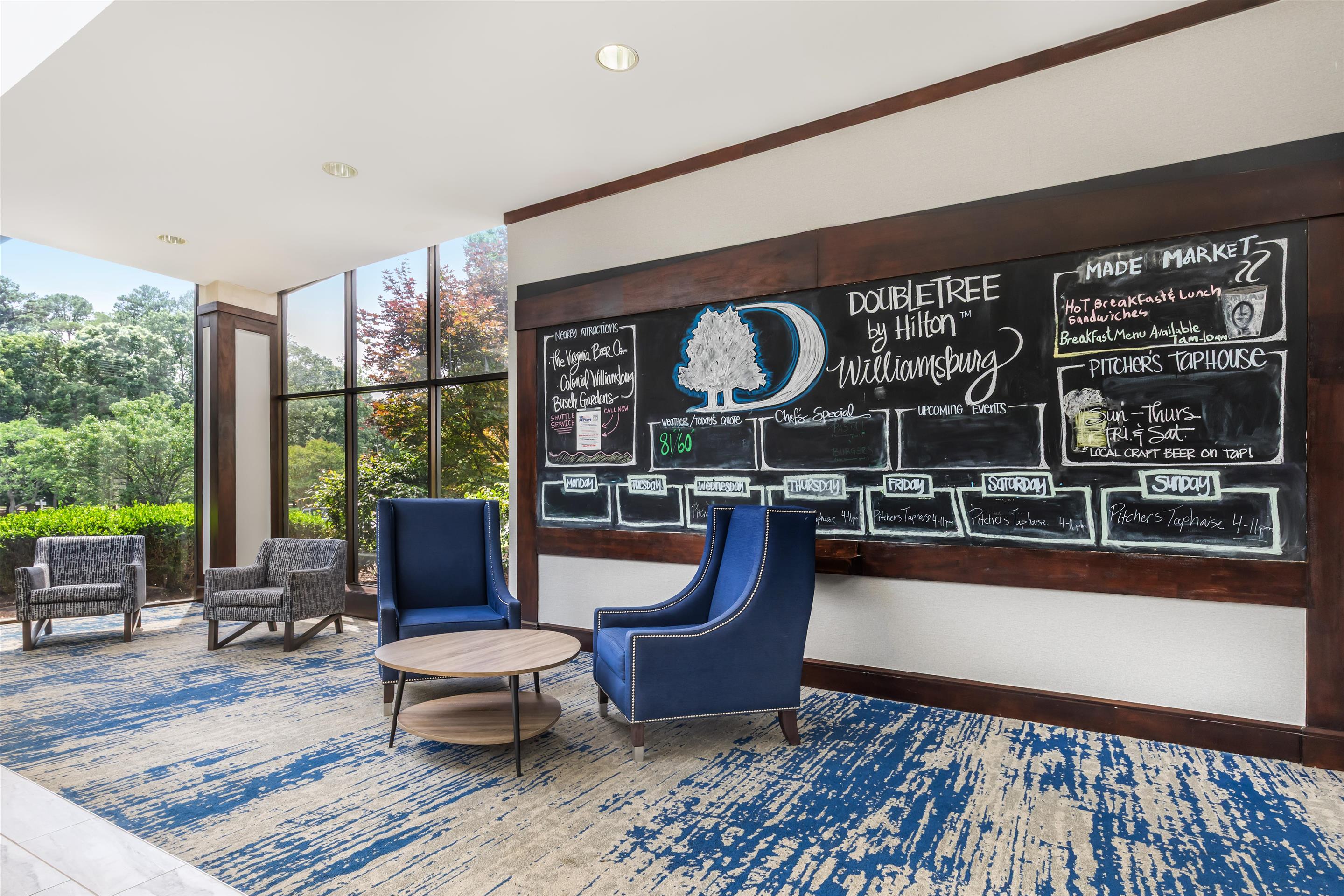 Lobby | DoubleTree by Hilton Williamsburg