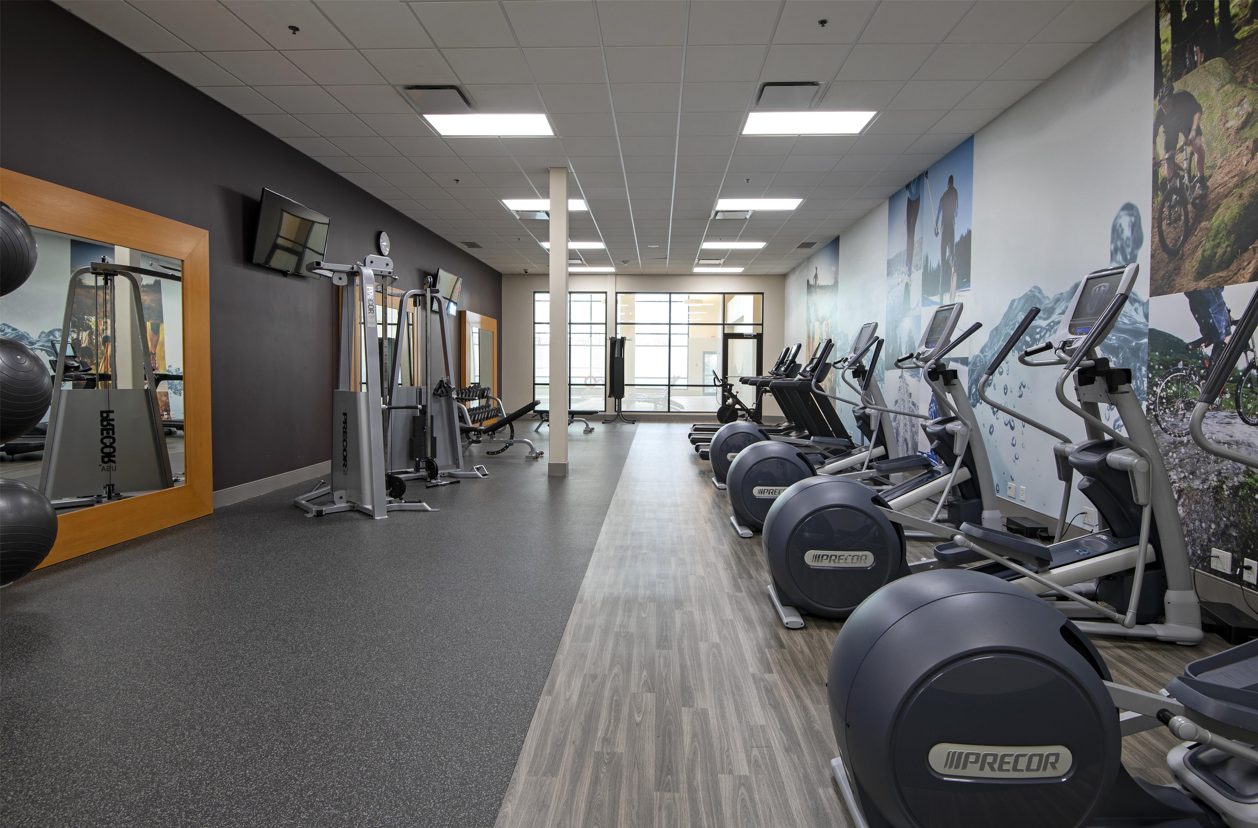 Health club fitness center gym | DoubleTree by Hilton Hotel West Edmonton