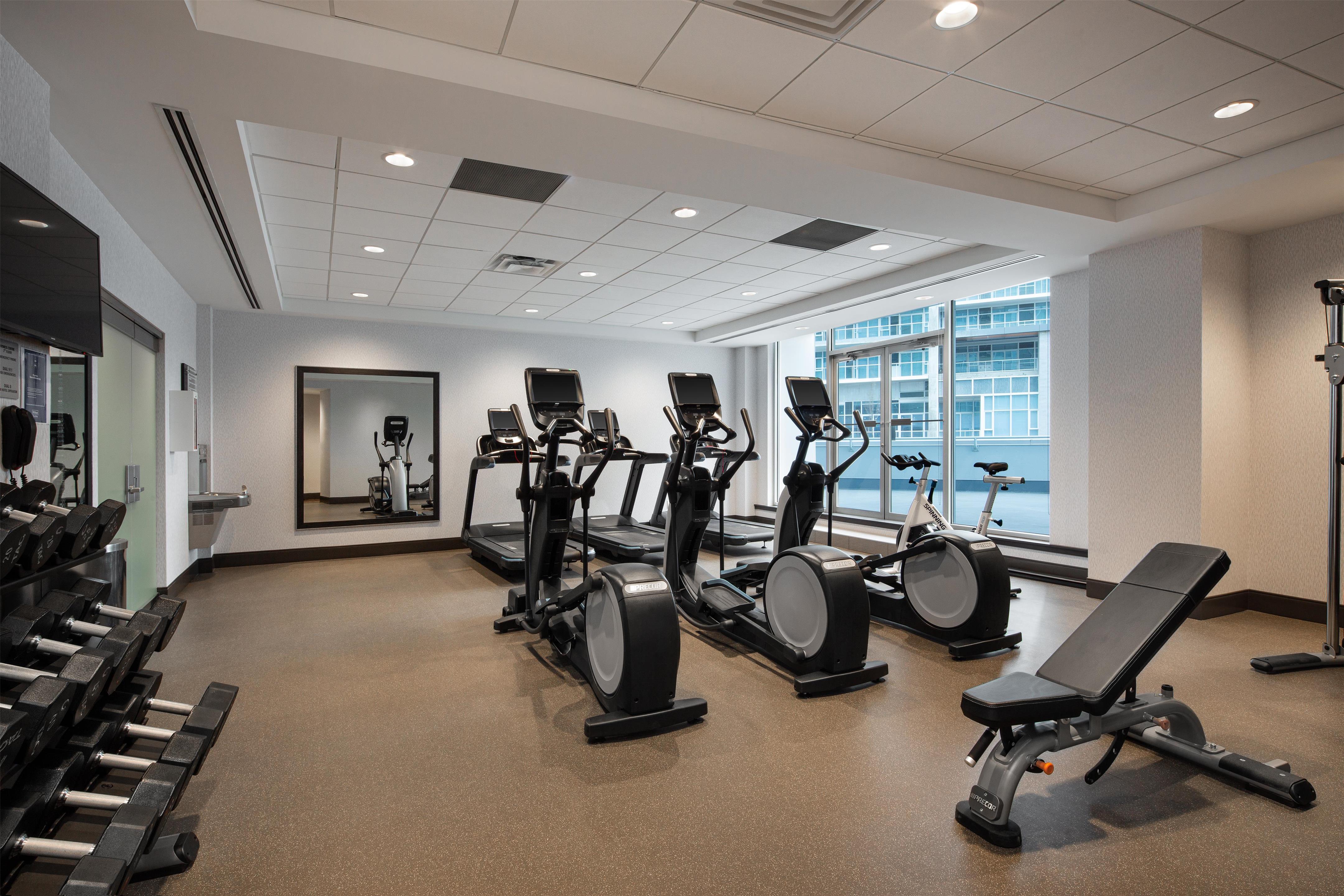 Health club fitness center gym | Hilton Vancouver Metrotown